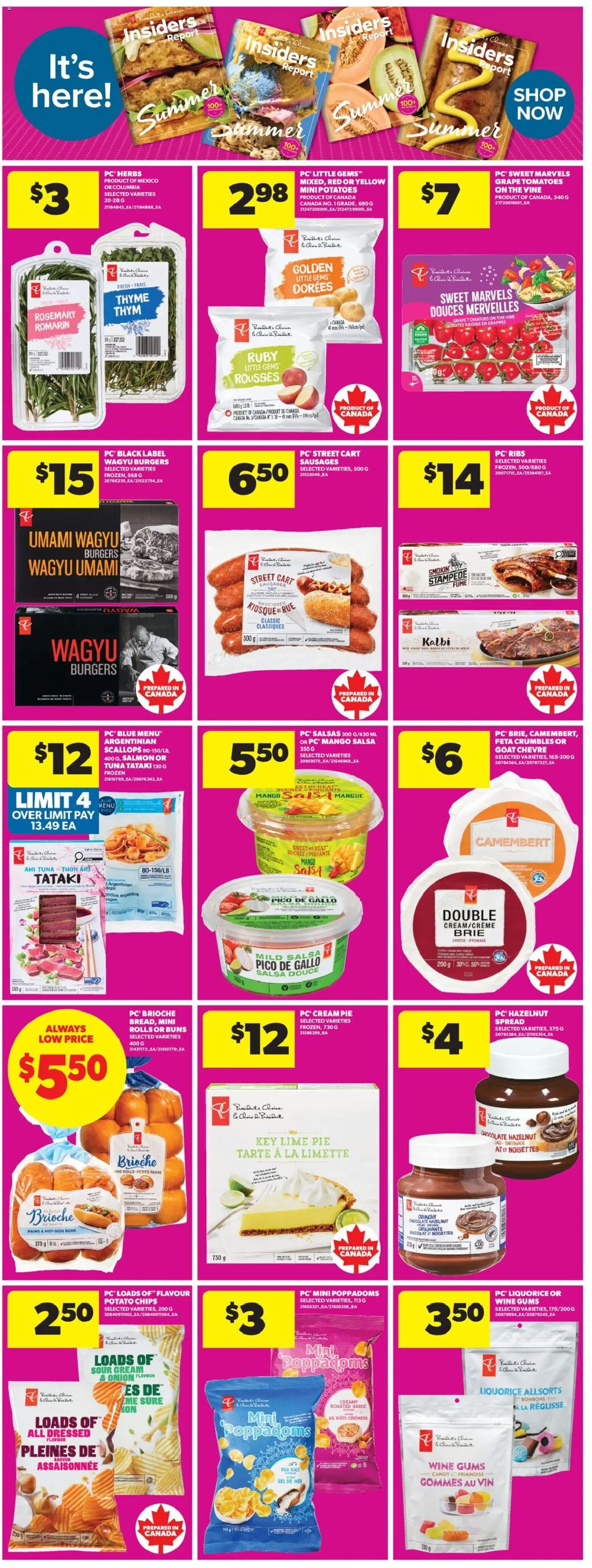 Real Canadian Superstore flyer valid from 11.06.2026 | Page: 11 | Products: Cream, Potatoes, Chair, Cheese