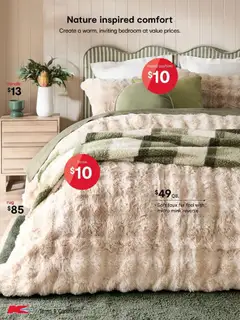 Preview of Kmart Winter Living - valid from 13.05.2026 | Page: 17 | Products: Cushion, Fur, Candle