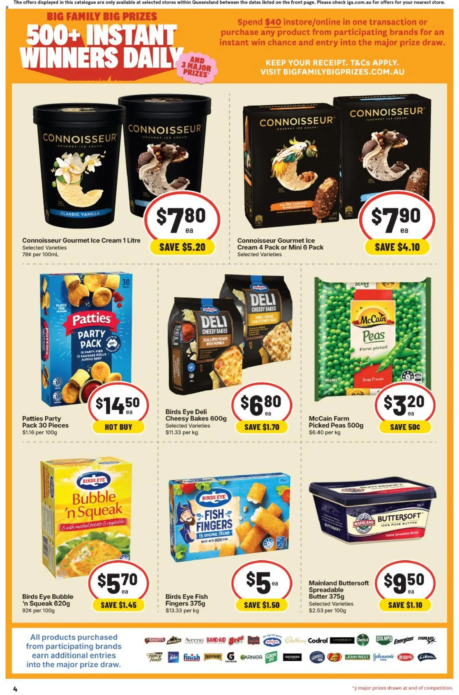IGA catalogue - valid from 15/07/2026 | Page: 4 | Products: Milk, Lollies, Pepsi, Water