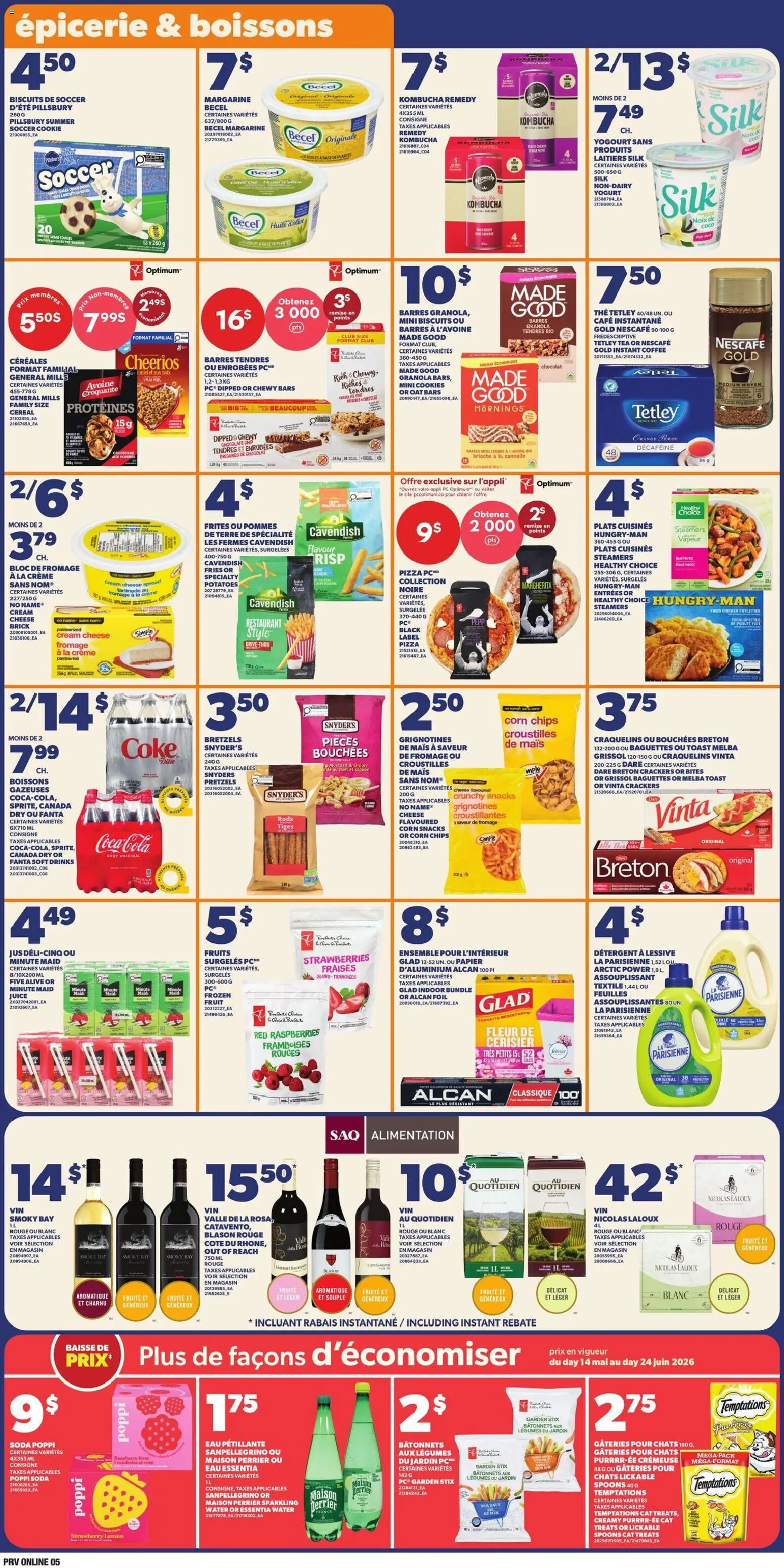 Provigo flyer valid from 28.05.2026 | Page: 6 | Products: Tea, Cookies, PC, Chicken