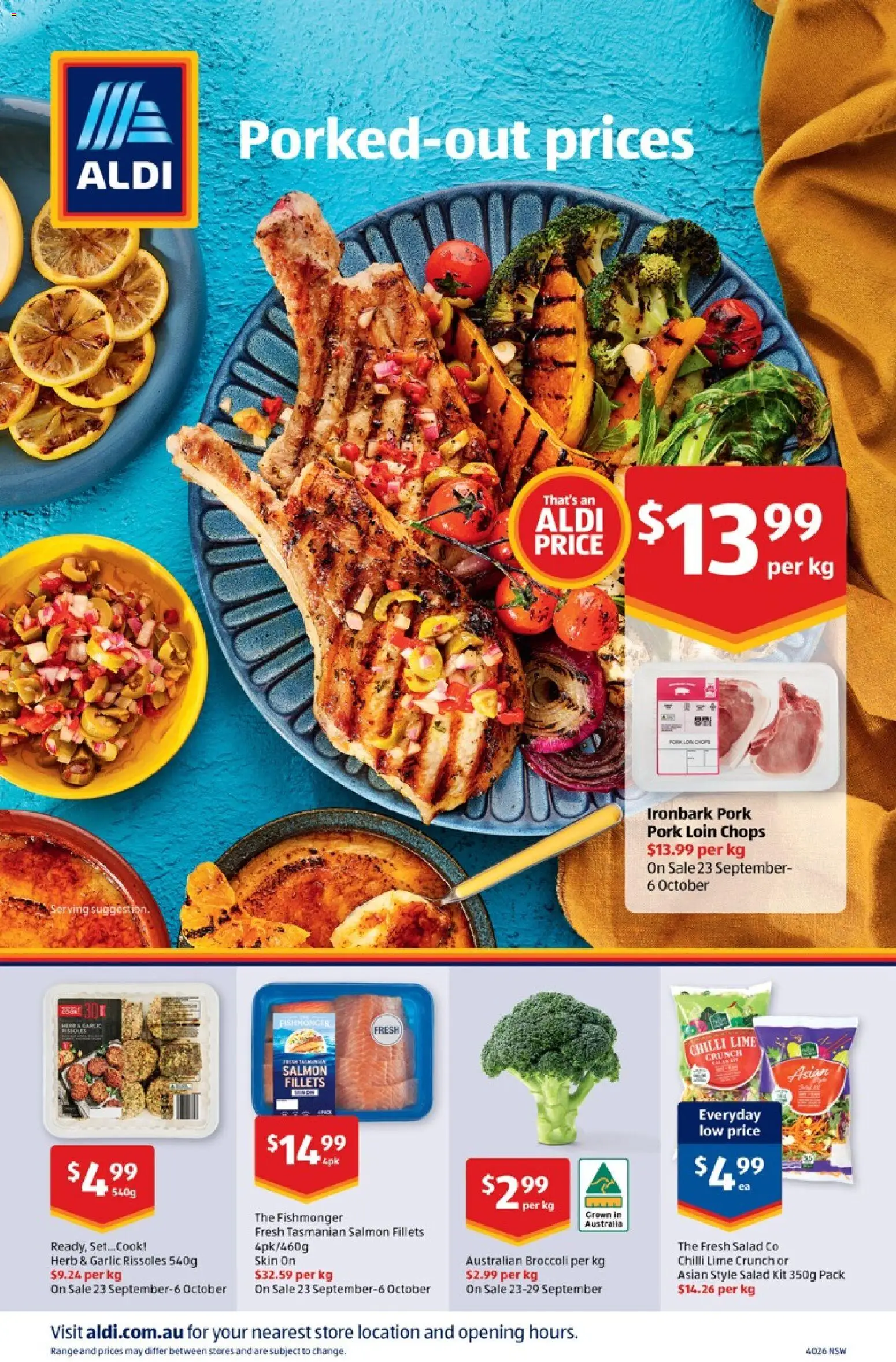 Aldi catalogue - valid from 30/09/2026 | Page: 24 | Products: Pork, Salad, Salmon, Lime