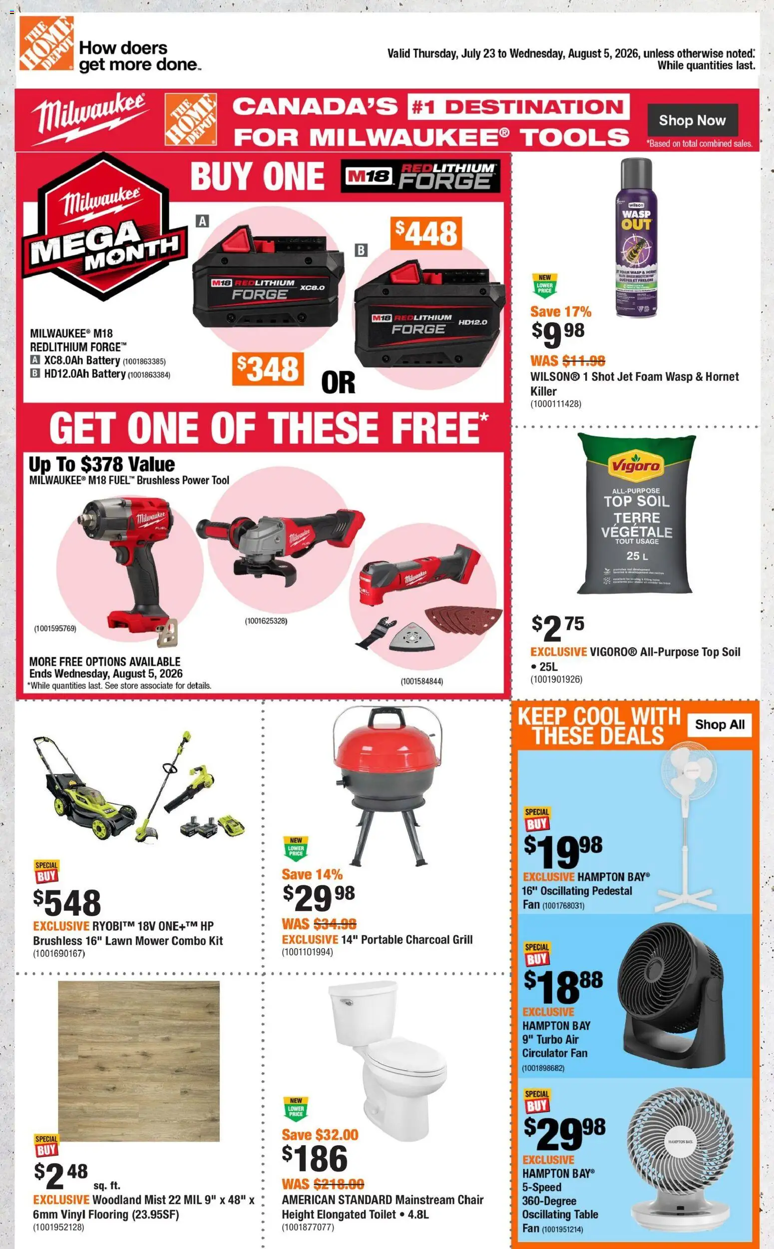 Home Depot flyer from Jul 23, 2026 > online preview catalogue cover