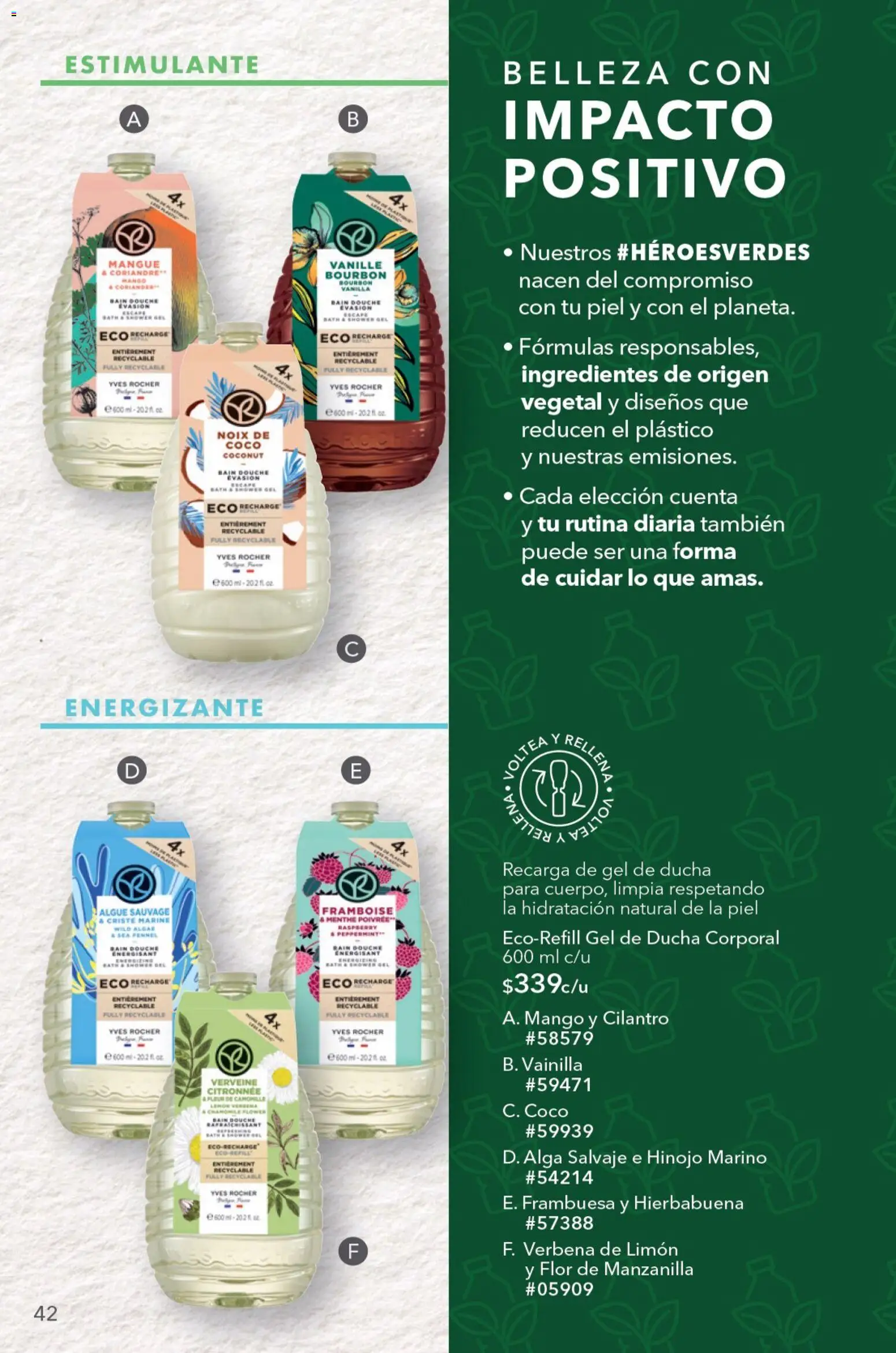 Nuevas ofertas de Yves Rocher válidas en toda la República Mexicana desde el 23.06.2026. ¡Encuentra las mejores ofertas en Yves Rocher campaña 9 2026! | Página: 44