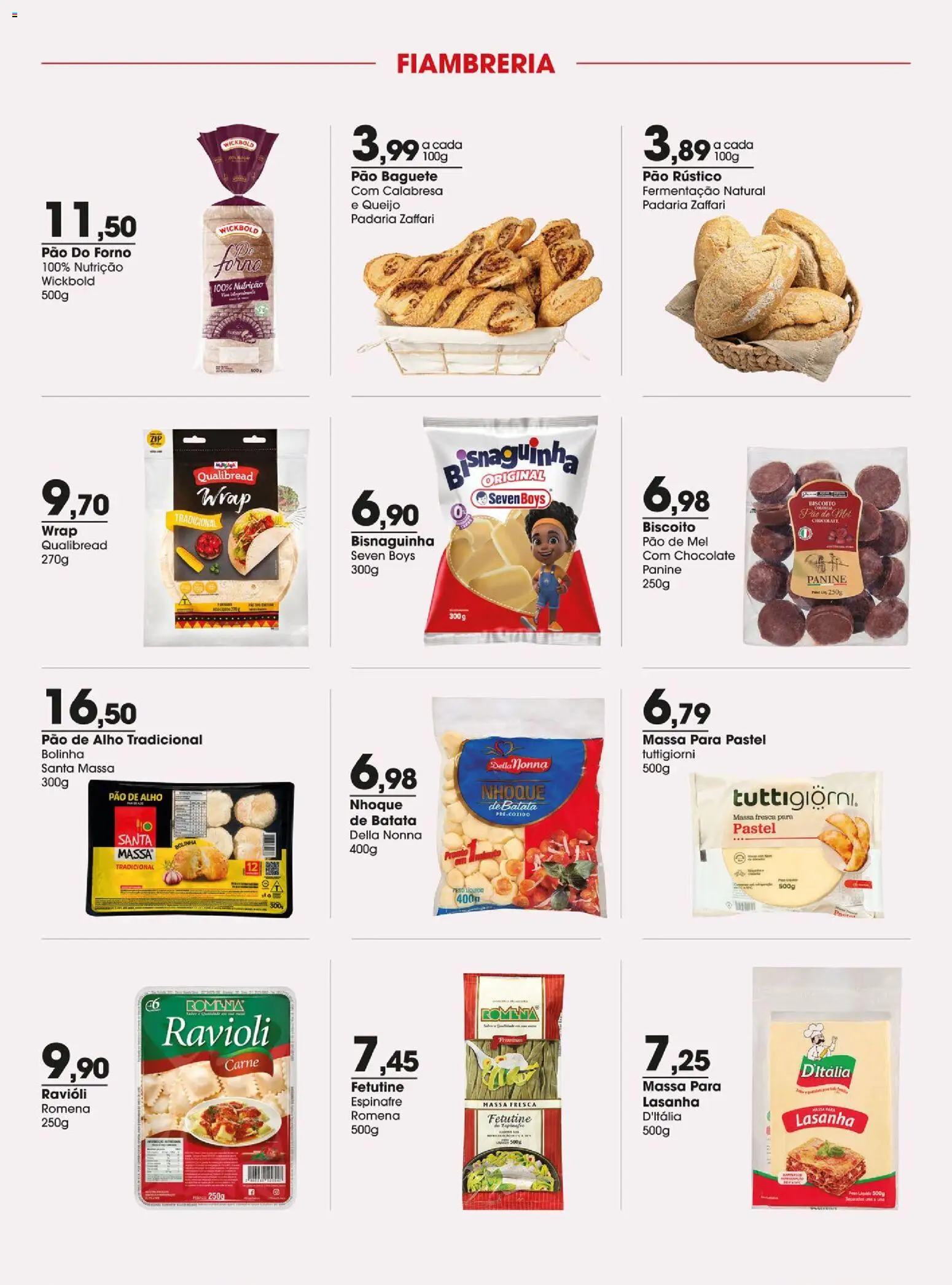 Zaffari Folheto - válido de 28/07/2026 | Página: 10 | Produtos: Forno, Alho, Espinafre, Chocolate