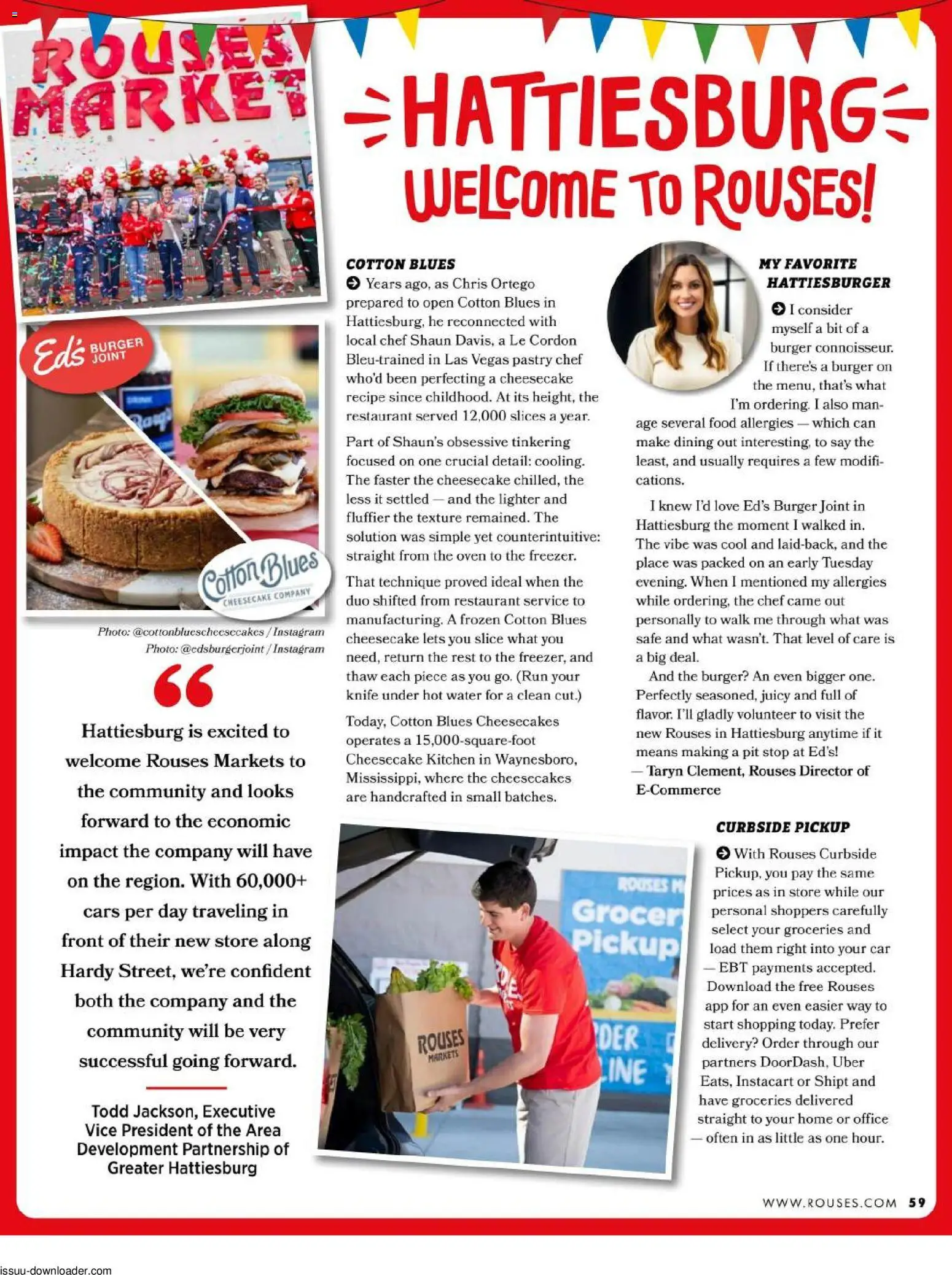 Rouses Magazine Spring 2026 - valid from 06.04.2026 | Page: 61 | Products: Water, Lighter, Cheesecake, Oven