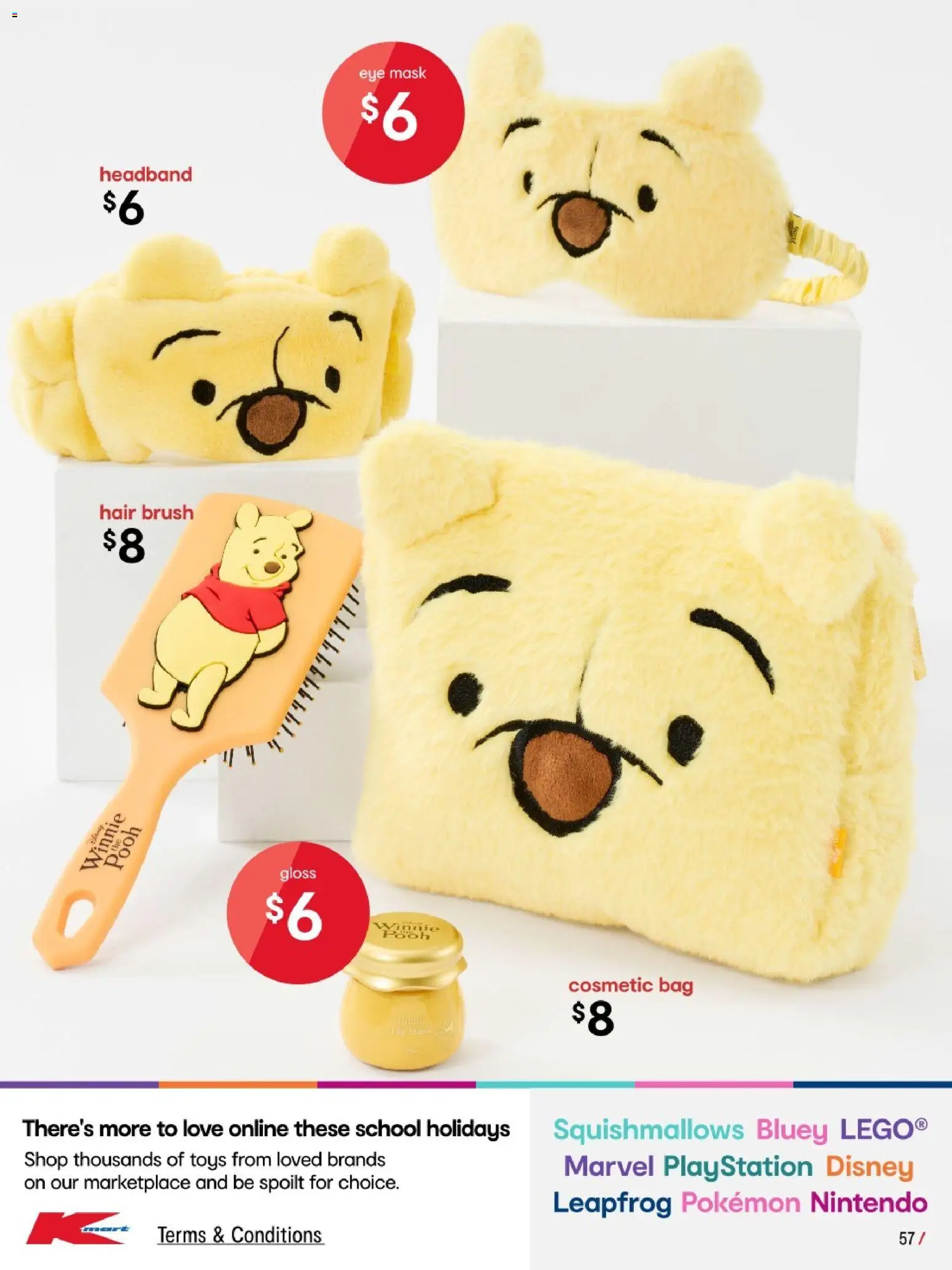 Kmart catalogue - valid from 17/09/2026 | Page: 57 | Products: Headband, Brush, Playstation, Bag