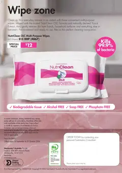 Preview of Nutrimetics 58 Years of Nutri-Glow - valid from 16/09/2026 | Page: 32 | Products: Household, Alcohol, Soap, Multipurpose