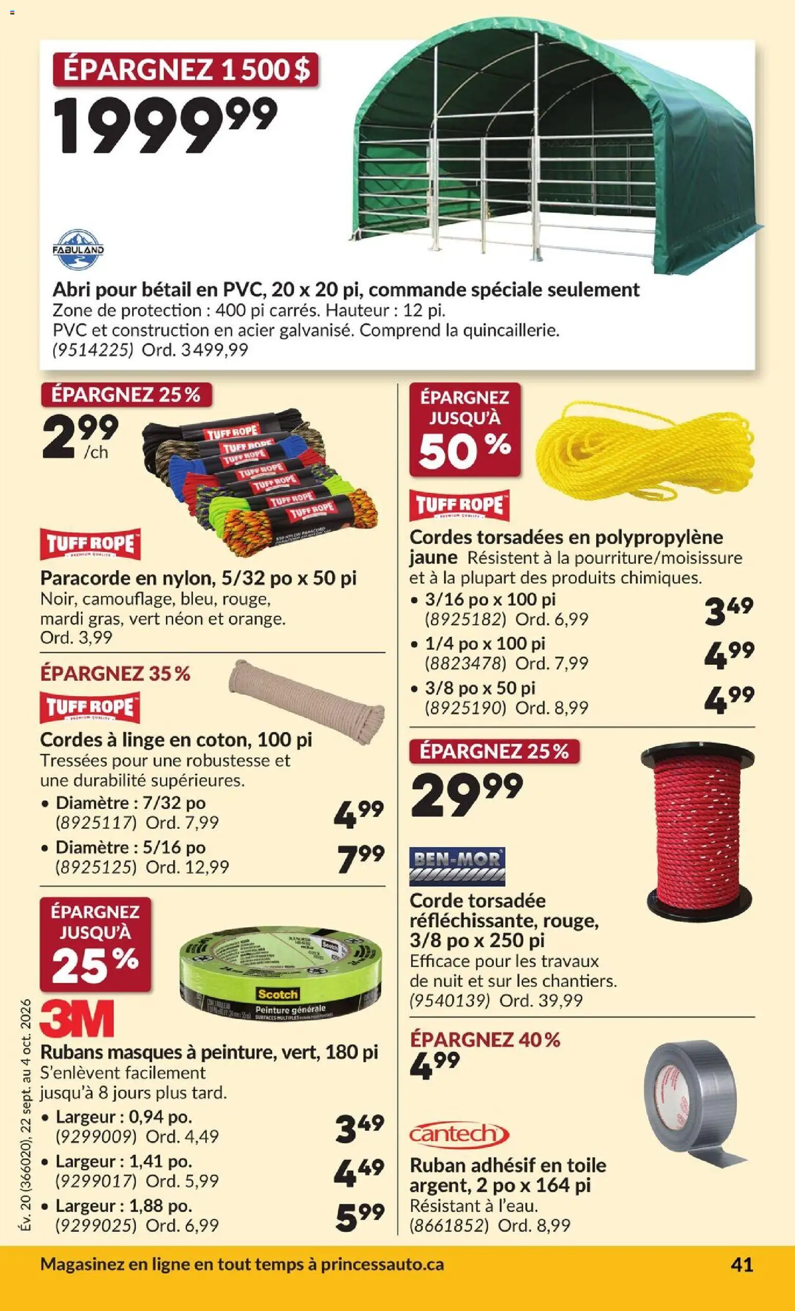 Princess Auto flyer valid from Sep 22, 2026 | Page: 46