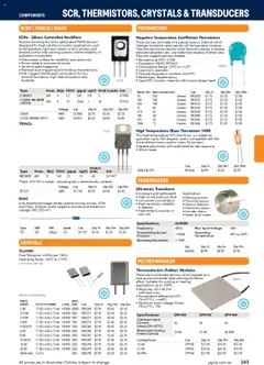 Preview of Jaycar Engineering & Scientific Catalogue 2025/2026  - valid from 09.07.2025 | Page: 243