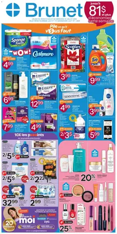 Preview of Brunet weekly flyer / circulaire from shop Brunet valid from Jul 9, 2026