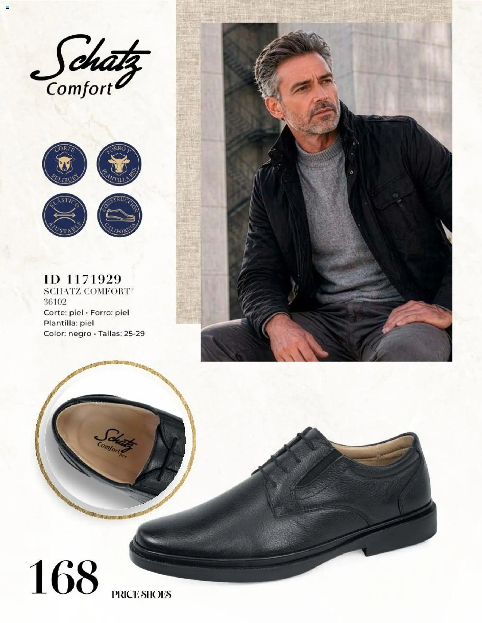 Nuevas ofertas de Price Shoes válidas en toda la República Mexicana desde el 14.05.2026. ¡Encuentra las mejores ofertas en Price Shoes catálogo Caballeros! | Página: 168 | Productos: Res