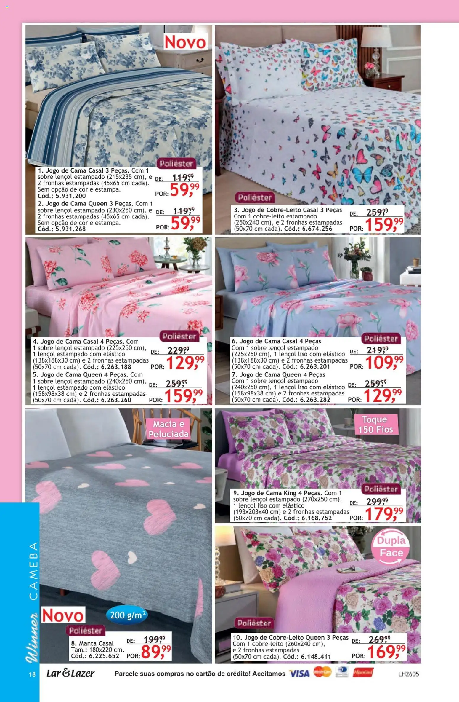 Quatro Estações Folheto - válido de 01/10/2026 | Página: 20 | Produtos: Jogo de cama, Cama, Lençol