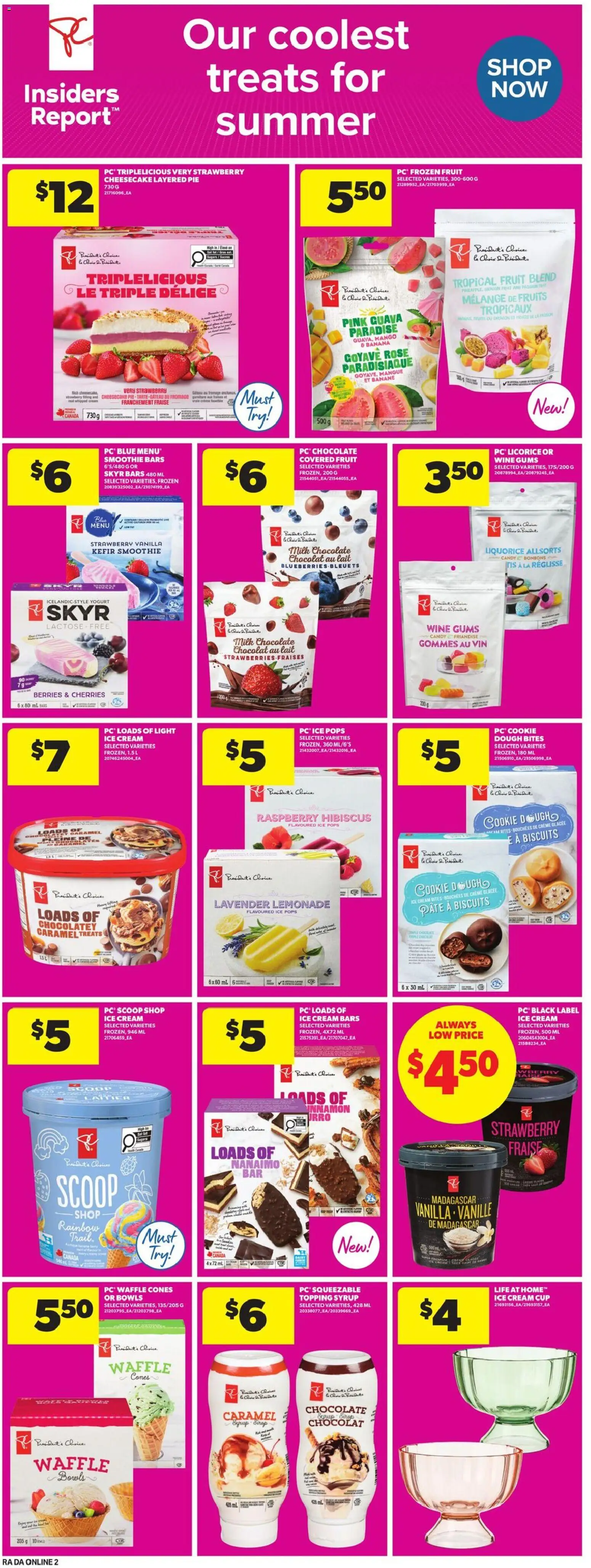 Atlantic Superstore flyer valid from 21.05.2026 | Page: 12 | Products: Milk, Yogurt, Chocolate, Wine