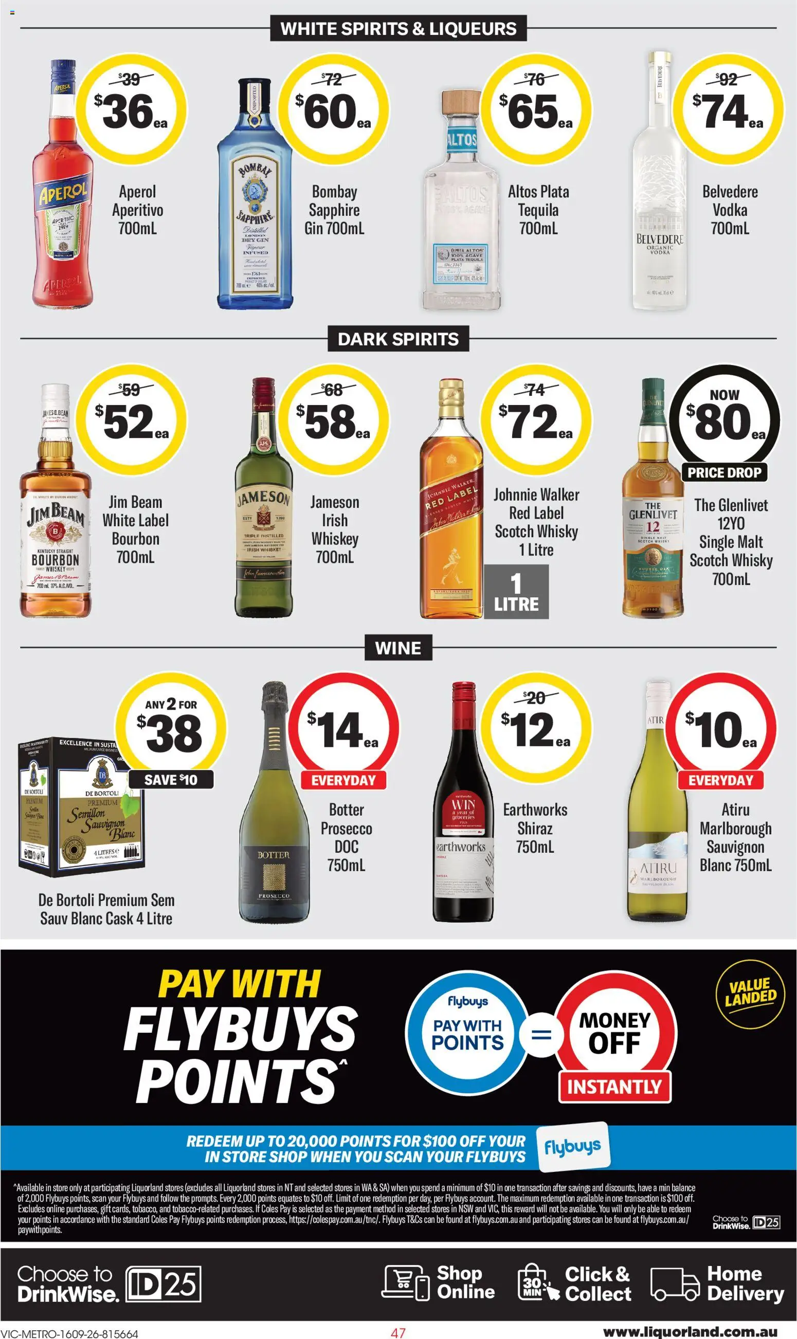 Liquorland catalogue - valid from 16/09/2026 | Page: 2 | Products: Jim Beam, Scotch whisky, Vodka, Jameson