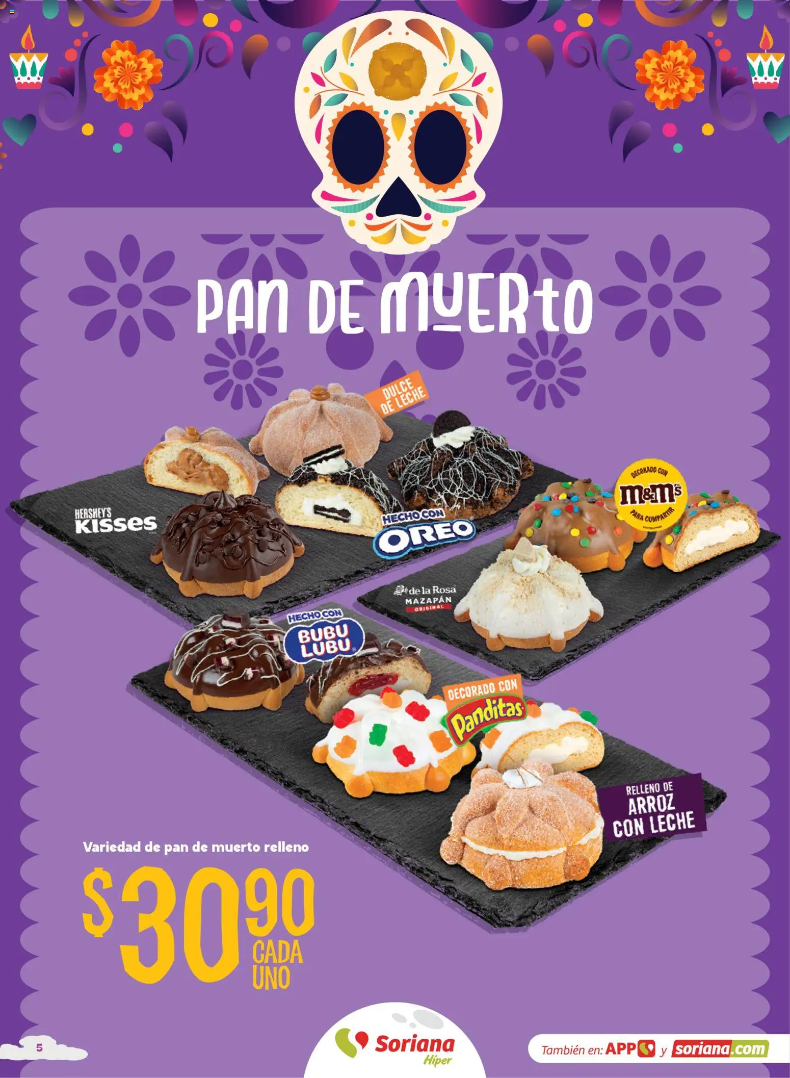 Nuevas ofertas de Soriana válidas en toda la República Mexicana desde el 08/09/2026. ¡Encuentra las mejores ofertas en Soriana Halloween y Día de muertos Híper Nacional! | Página: 5