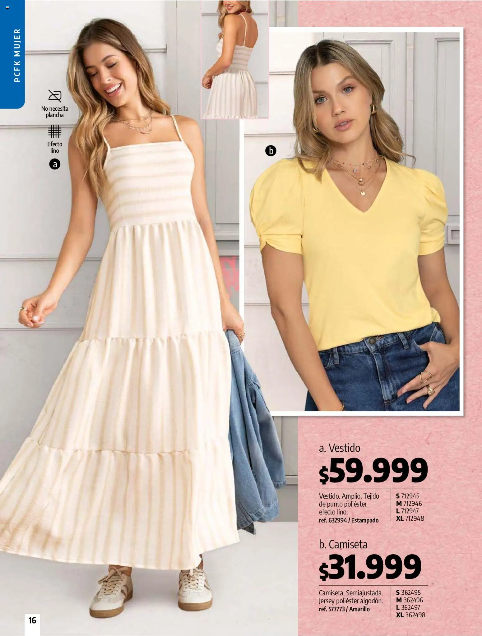 Pacifika revista - valida desde el 21/07/2026 | Página: 15 | Productos: Plancha, Camiseta, Vestido