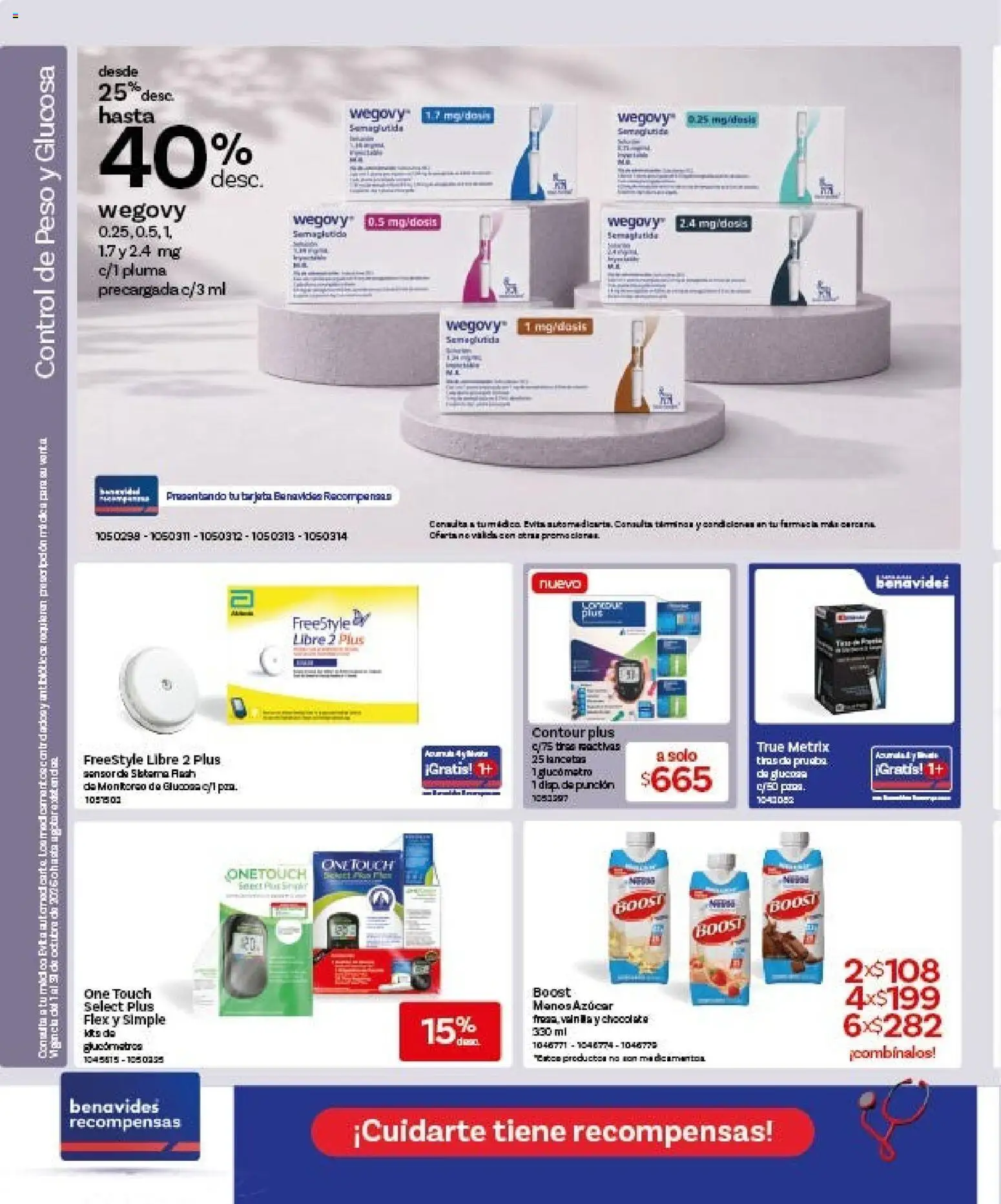 Nuevas ofertas de Farmacia Benavides válidas en toda la República Mexicana desde el 01/10/2026. ¡Encuentra las mejores ofertas en Farmacia Benavides catálogo! | Página: 2