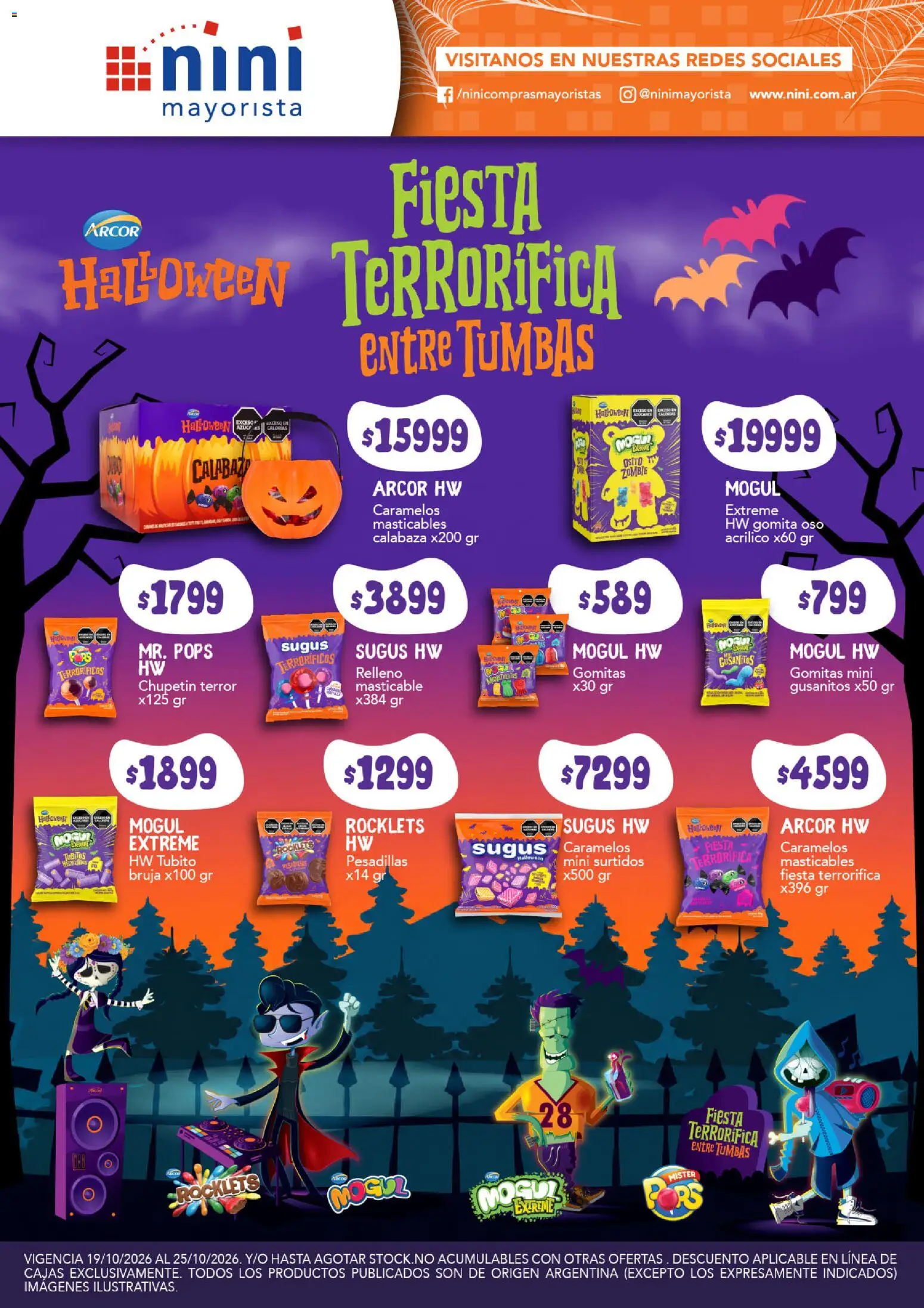NINI Mayorista - Halloween │ válido desde el 19/10/2026 | Página: 1