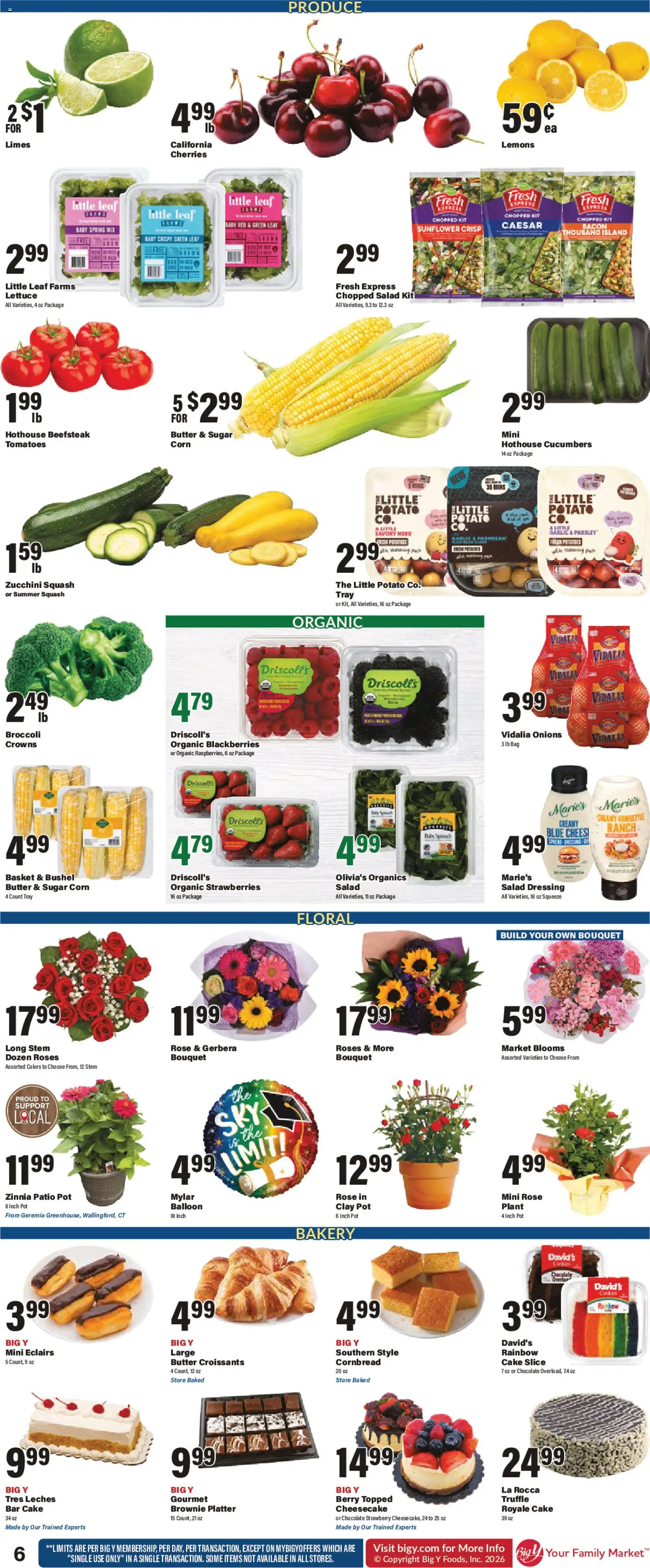 Big Y Weekly Ad - valid from 18.06.2026 | Page: 9 | Products: Basket, Butter, Cheese, Chocolate