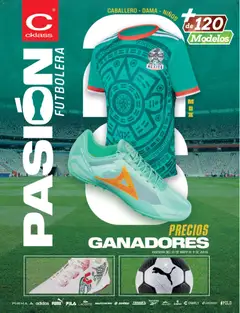 Vista previa de Cklass catálogo Pasión futbolera, nuevo folleto de la tienda, válido en México a partir del 15.05.2026