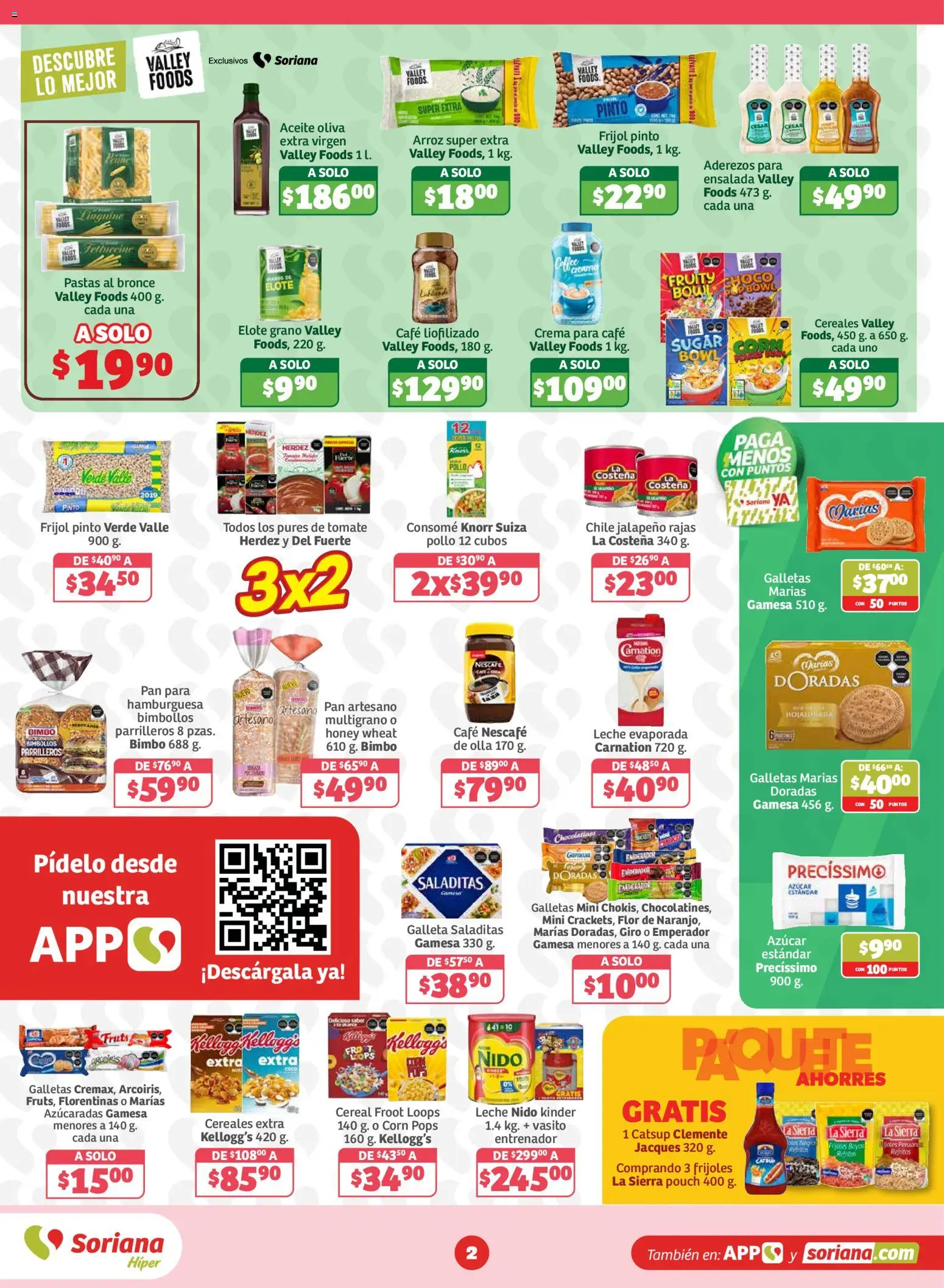 Nuevas ofertas de Soriana válidas en toda la República Mexicana desde el 09/10/2026. ¡Encuentra las mejores ofertas en Soriana folleto En México Oferta se dice Soriana! | Página: 2