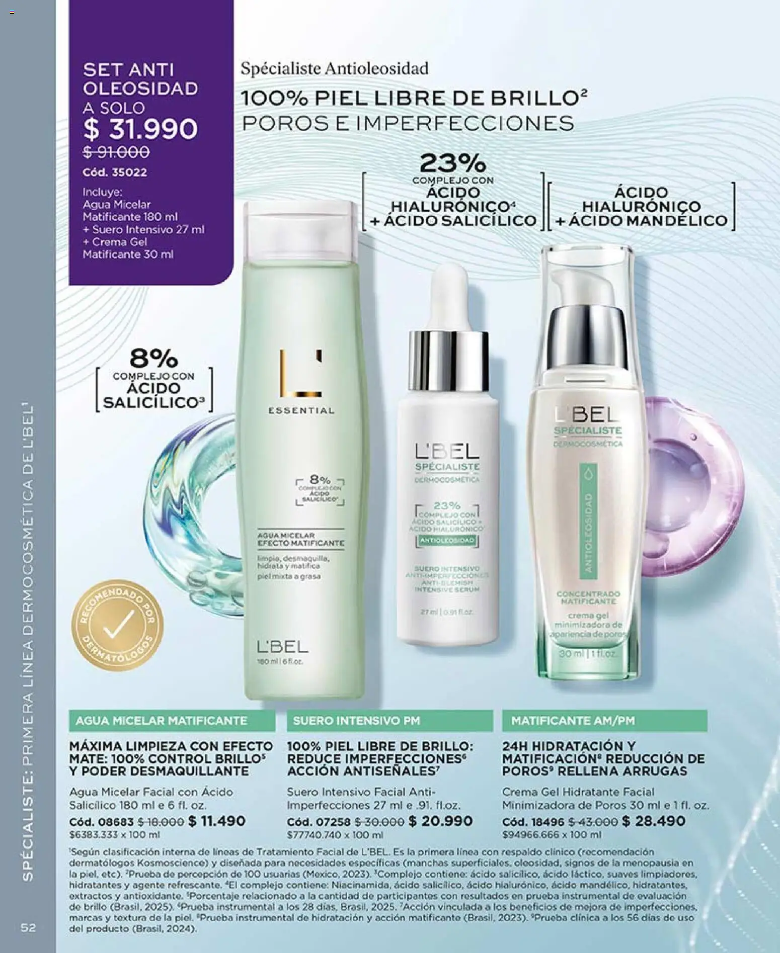 Catálogo L'Bel Campaña 6 │ válido desde el 31.03.2026 | Página: 56 | Productos: Desmaquillante, Brillo, Agua, Crema