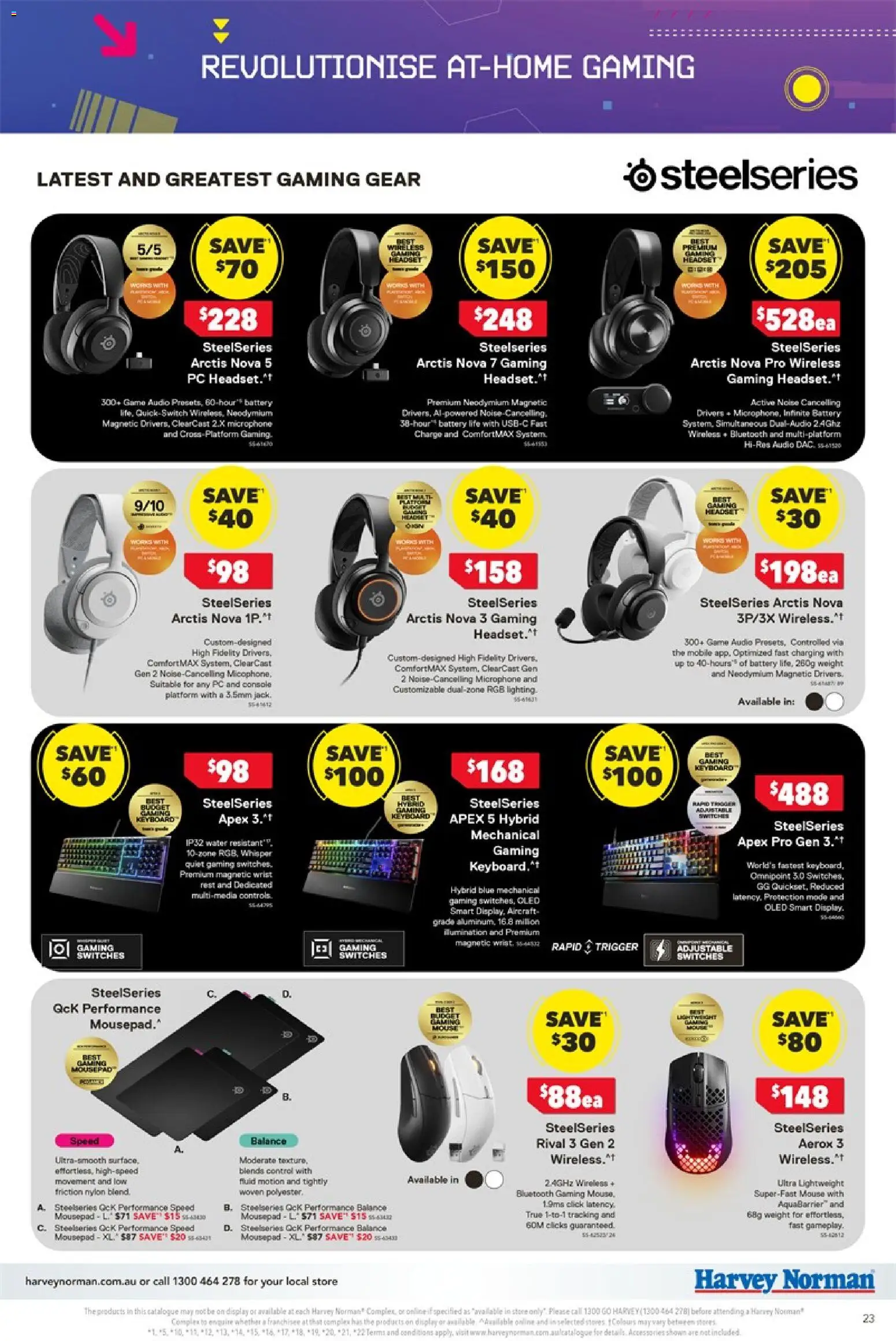 Harvey Norman catalogue - valid from 09/04/2026 | Page: 23 | Products: Water, Accessories, Pc, Game
