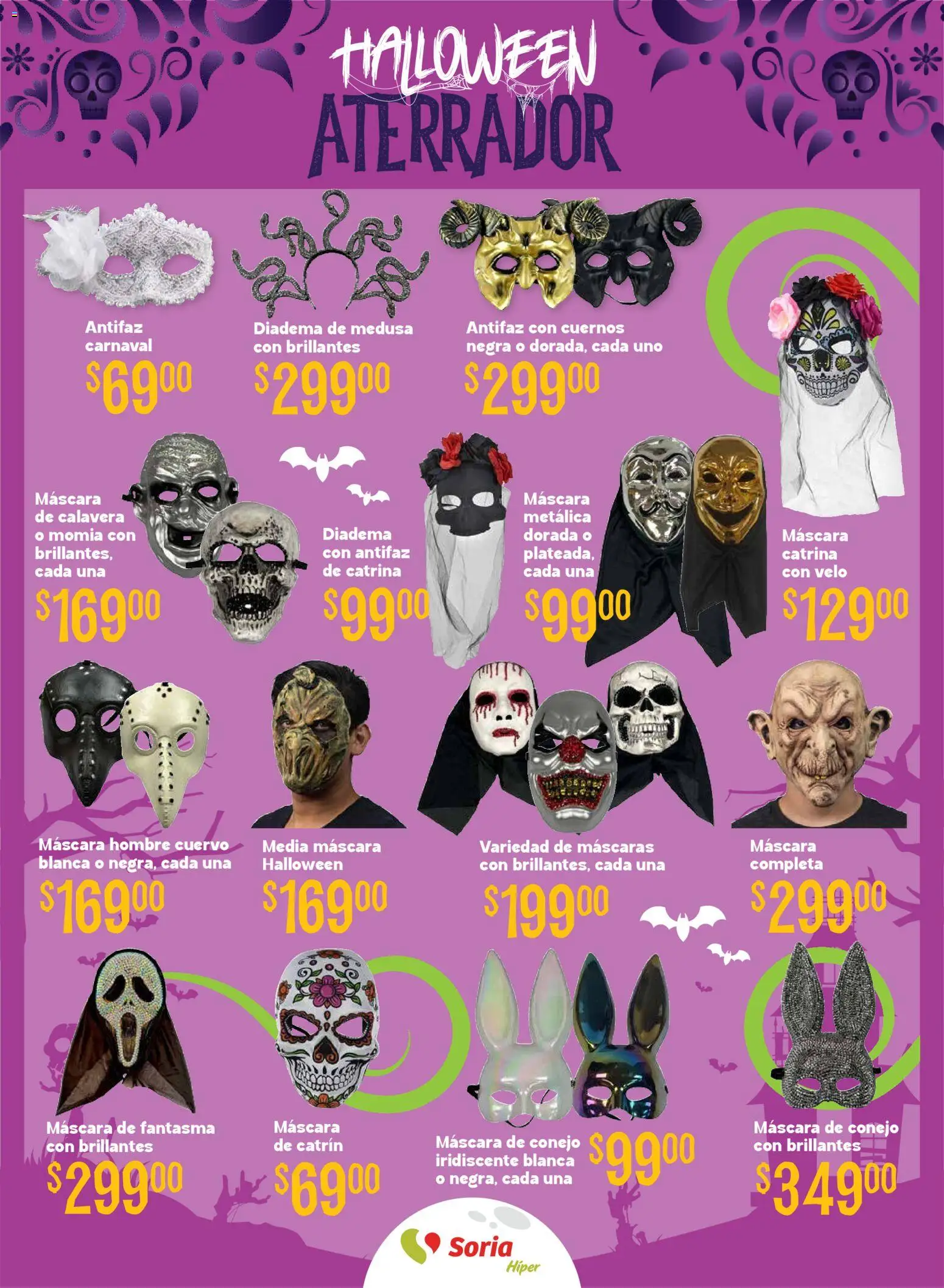 Nuevas ofertas de Soriana válidas en toda la República Mexicana desde el 08/09/2026. ¡Encuentra las mejores ofertas en Soriana Halloween y Día de muertos Híper Nacional! | Página: 21