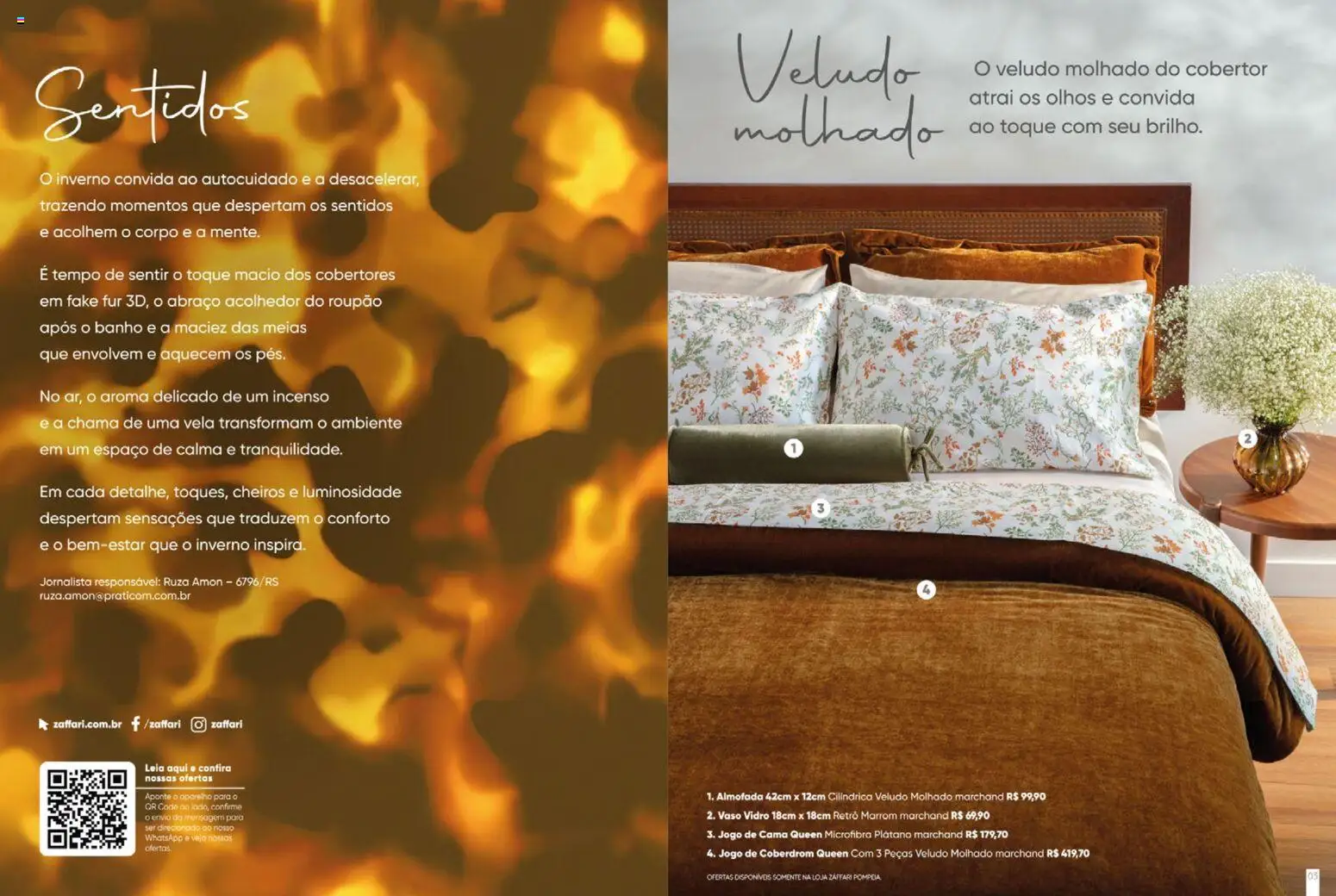 Zaffari Folheto - válido de 06.05.2026 | Página: 2 | Produtos: Cama, Almofada, Cobertor, Roupão