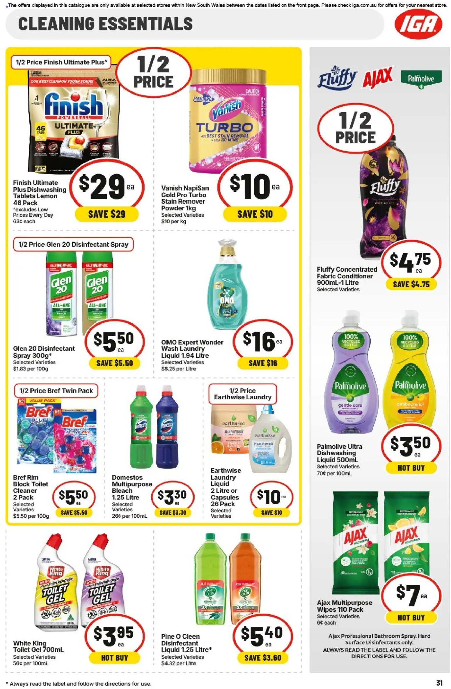 IGA catalogue - valid from 20.05.2026 | Page: 35 | Products: Powder, Plant, Conditioner, Stain remover