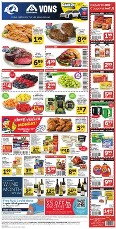 Preview of Vons weekly ads valid from 09/09/2026
