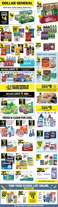 Preview of Dollar General weekly ads valid from 08/16/2026
