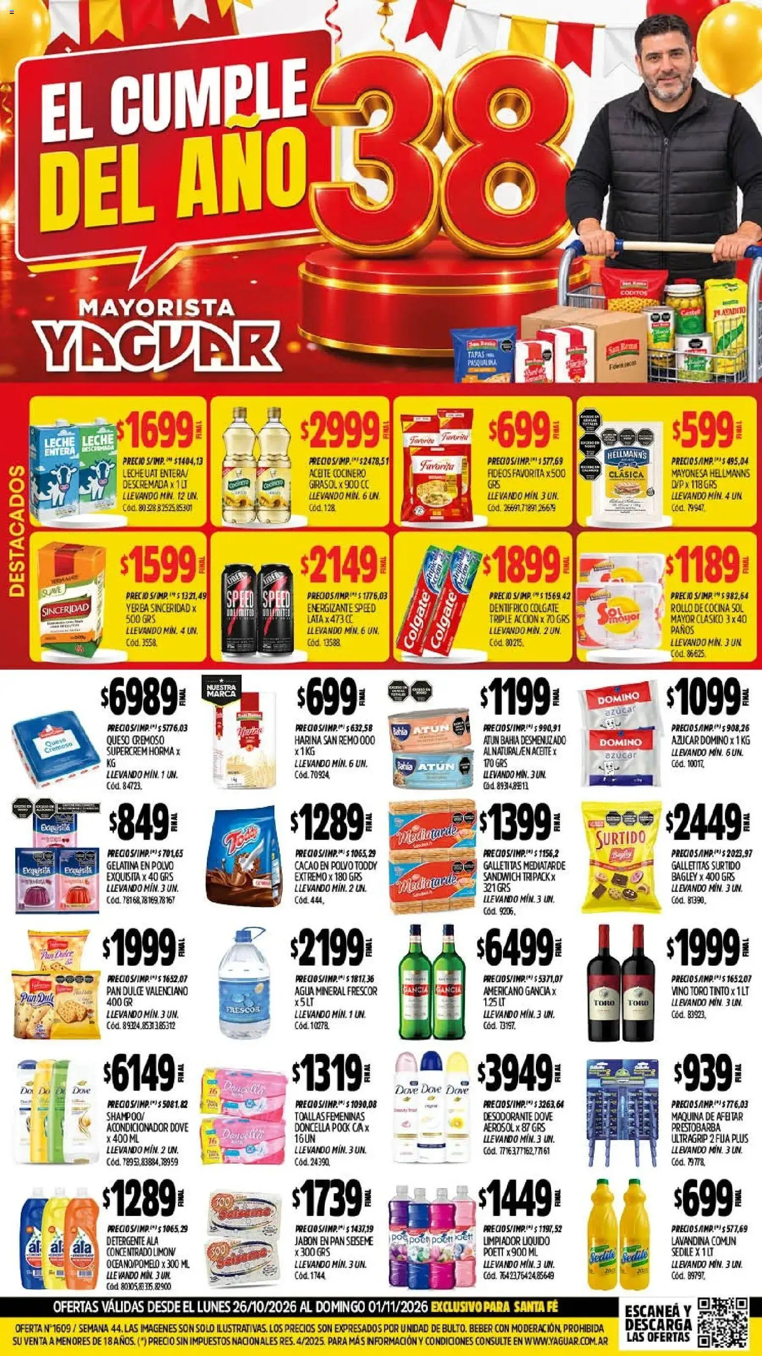 Yaguar - Oferta Semanal Santa Fé │ válido desde el 26/10/2026 | Página: 1