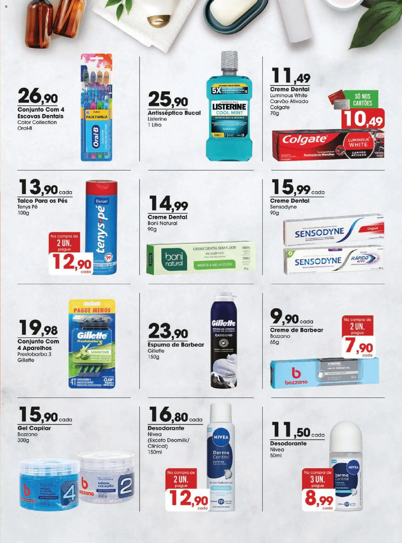 Zaffari Folheto - válido de 12.05.2026 | Página: 15 | Produtos: Talco, Desodorante, Creme de barbear, Creme dental