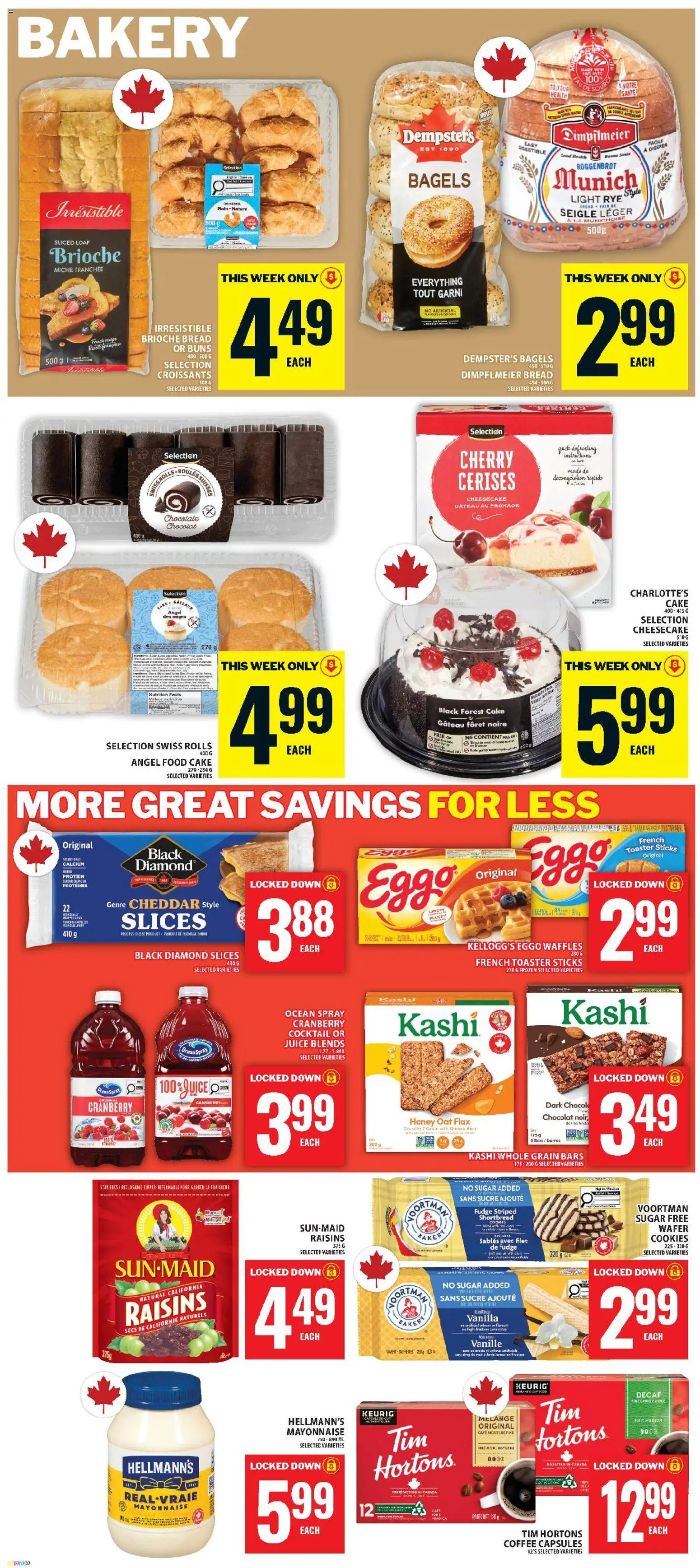 Food Basics flyer valid from 18.06.2026 | Page: 8 | Products: Bakery, Coffee, Chocolate, Juice