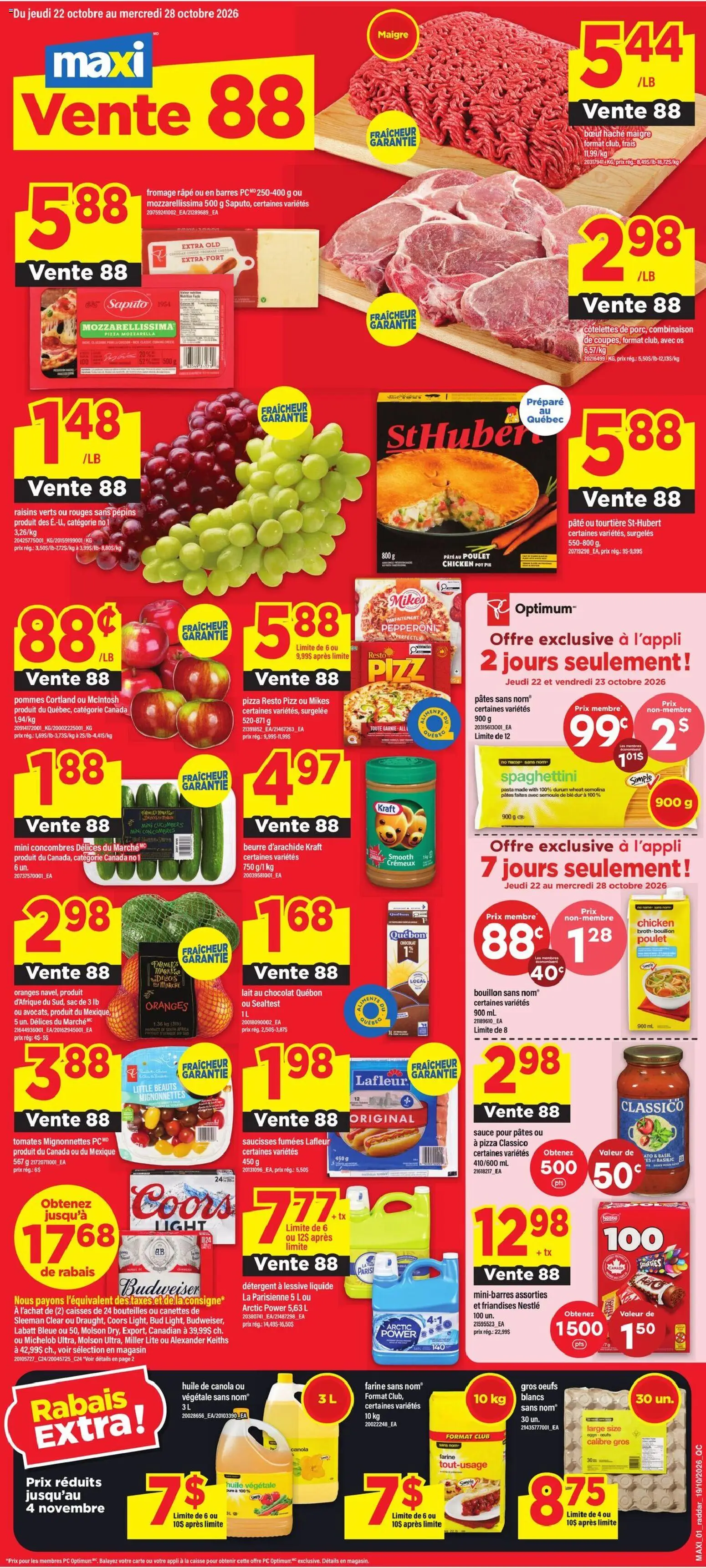 Maxi flyer valid from Oct 22, 2026 | Page: 1