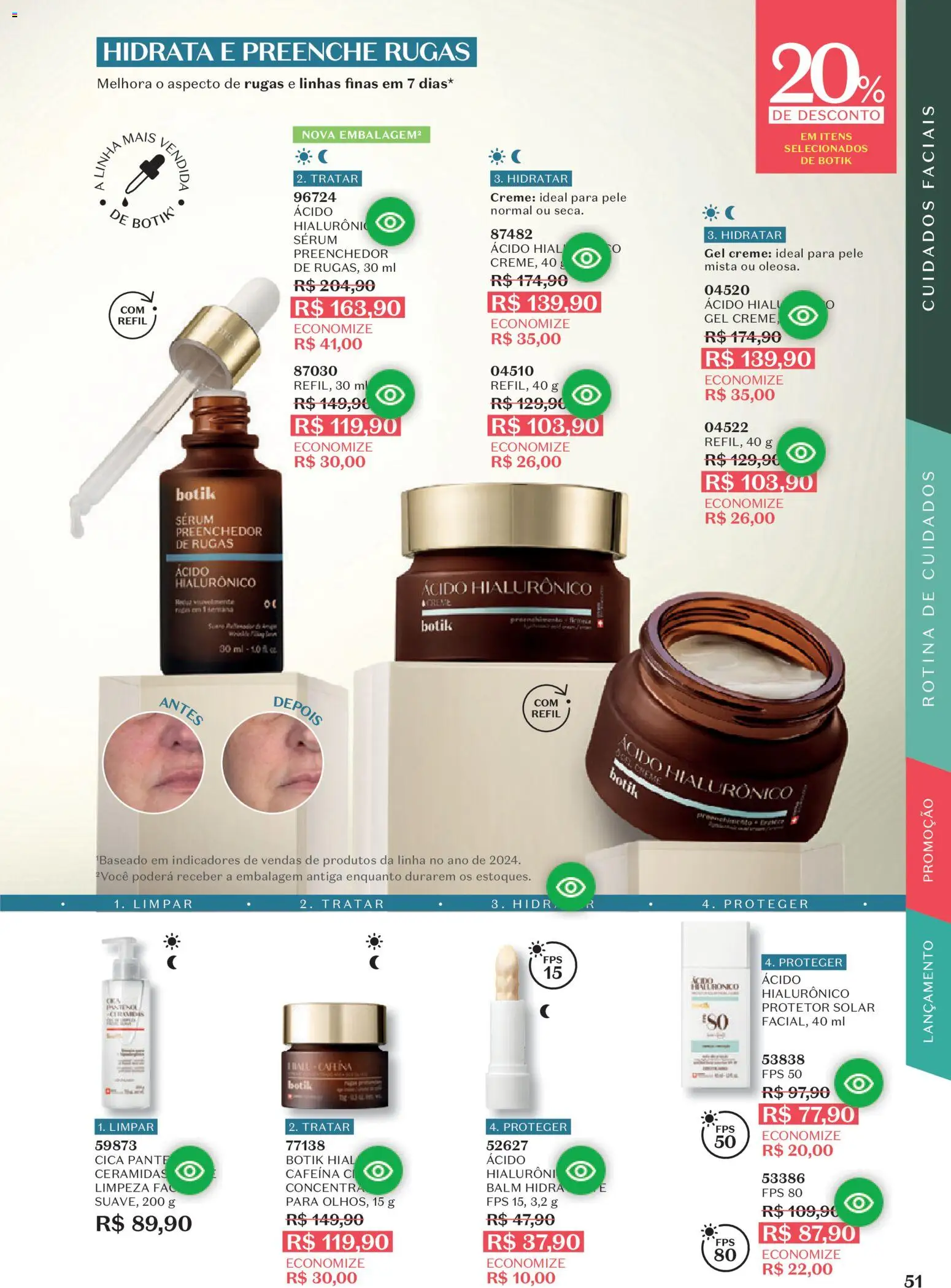 O Boticário Folheto - válido de 10/08/2026 | Página: 55 | Produtos: Protetor solar, Sérum, Creme