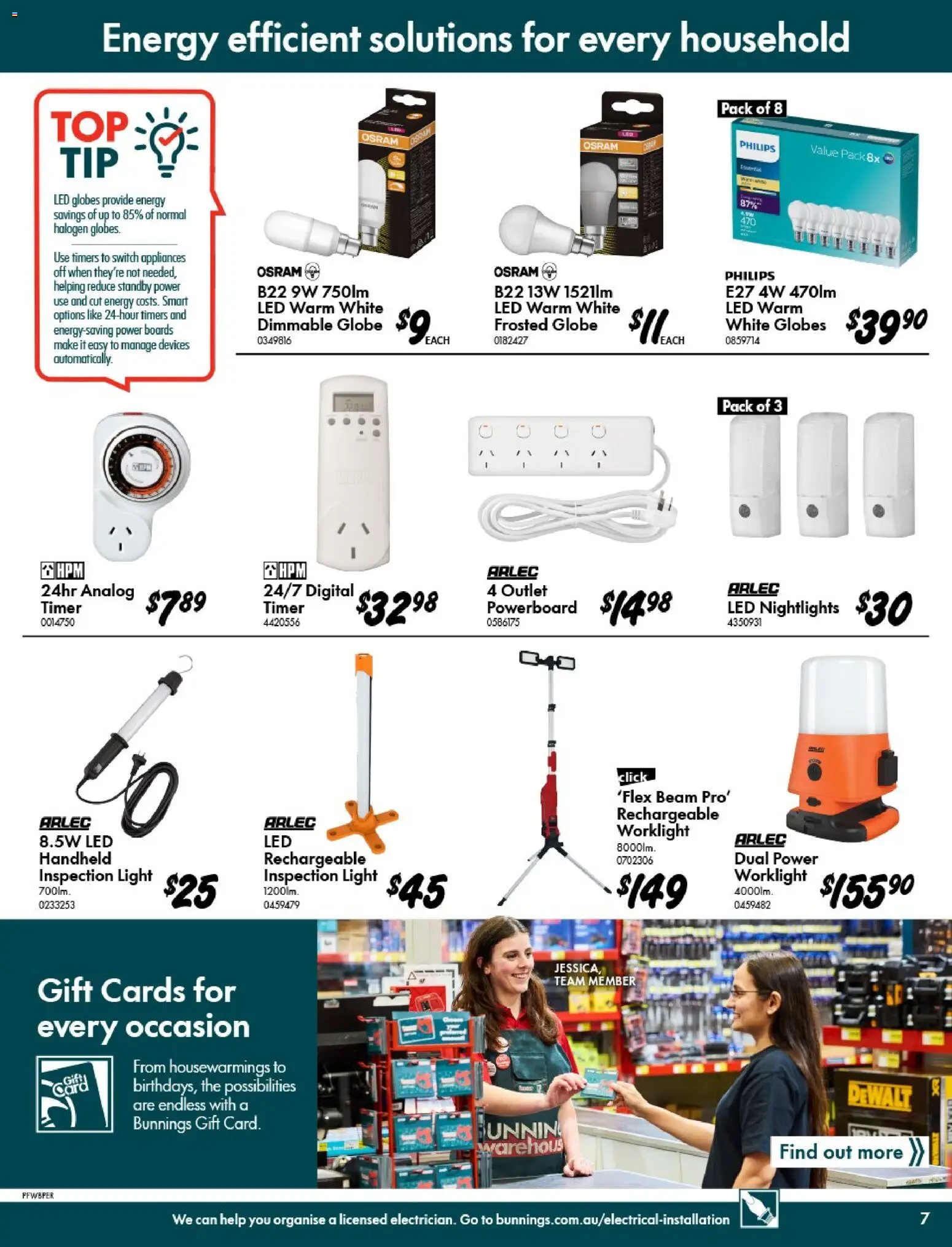 Bunnings Warehouse catalogue - valid from 20.05.2026 | Page: 7 | Products: Household, Light, Digital, Timer