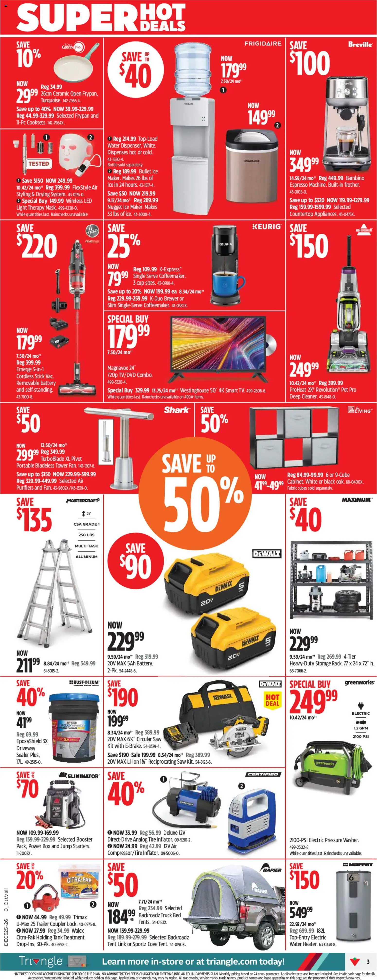 Canadian Tire flyer valid from 18.06.2026 | Page: 3 | Products: Bed, Box, Battery