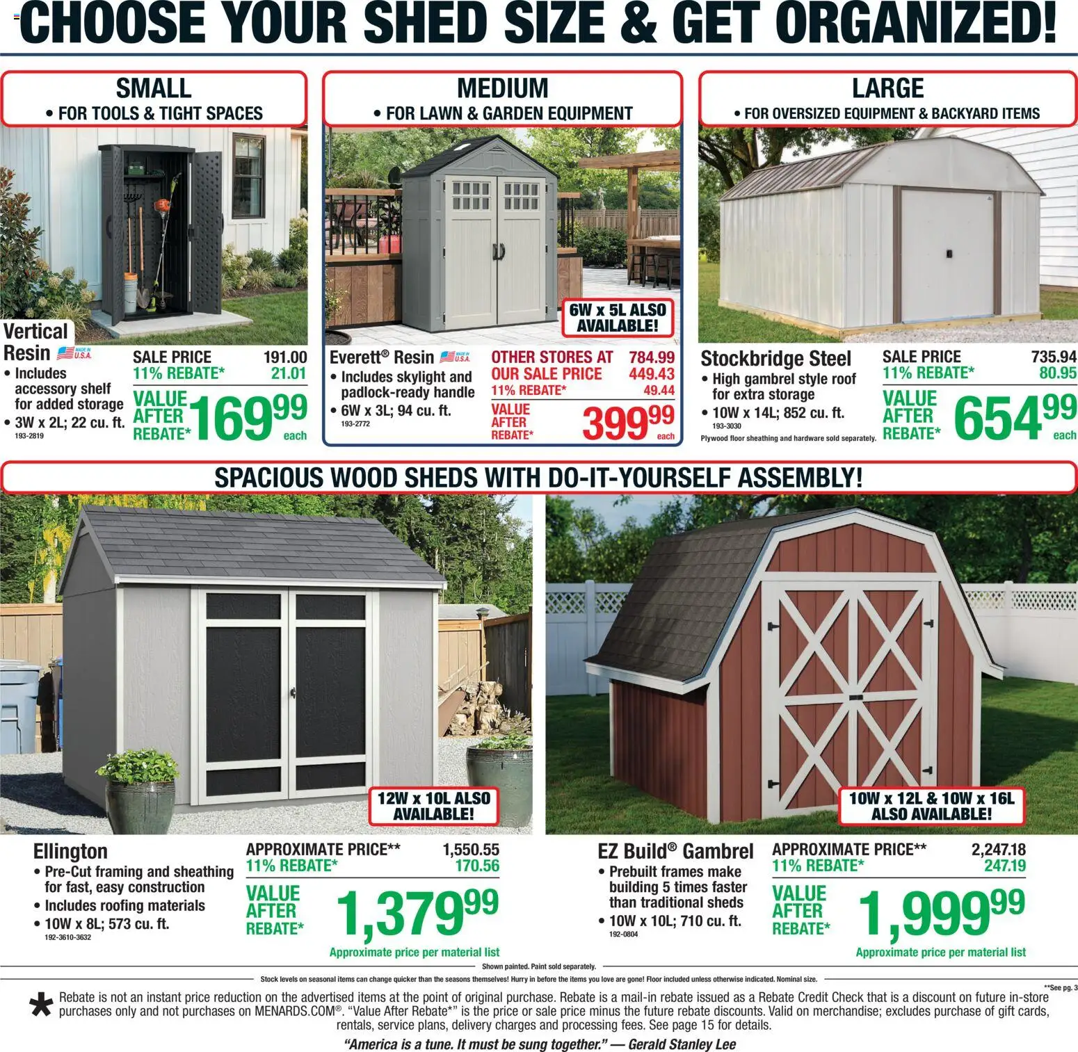 Menards Weekly Ad - valid from 06/25/2026 | Page: 11 | Products: Shelf