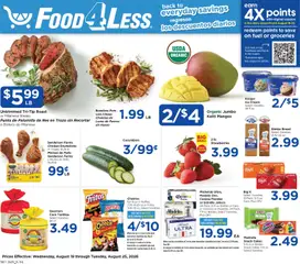 Preview of Food 4 Less weekly ads valid from 08/19/2026