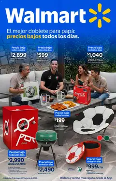 Vista previa de  Walmart folleto El mejor doblete para papá, nuevo folleto de la tienda, válido en México a partir del 11.05.2026