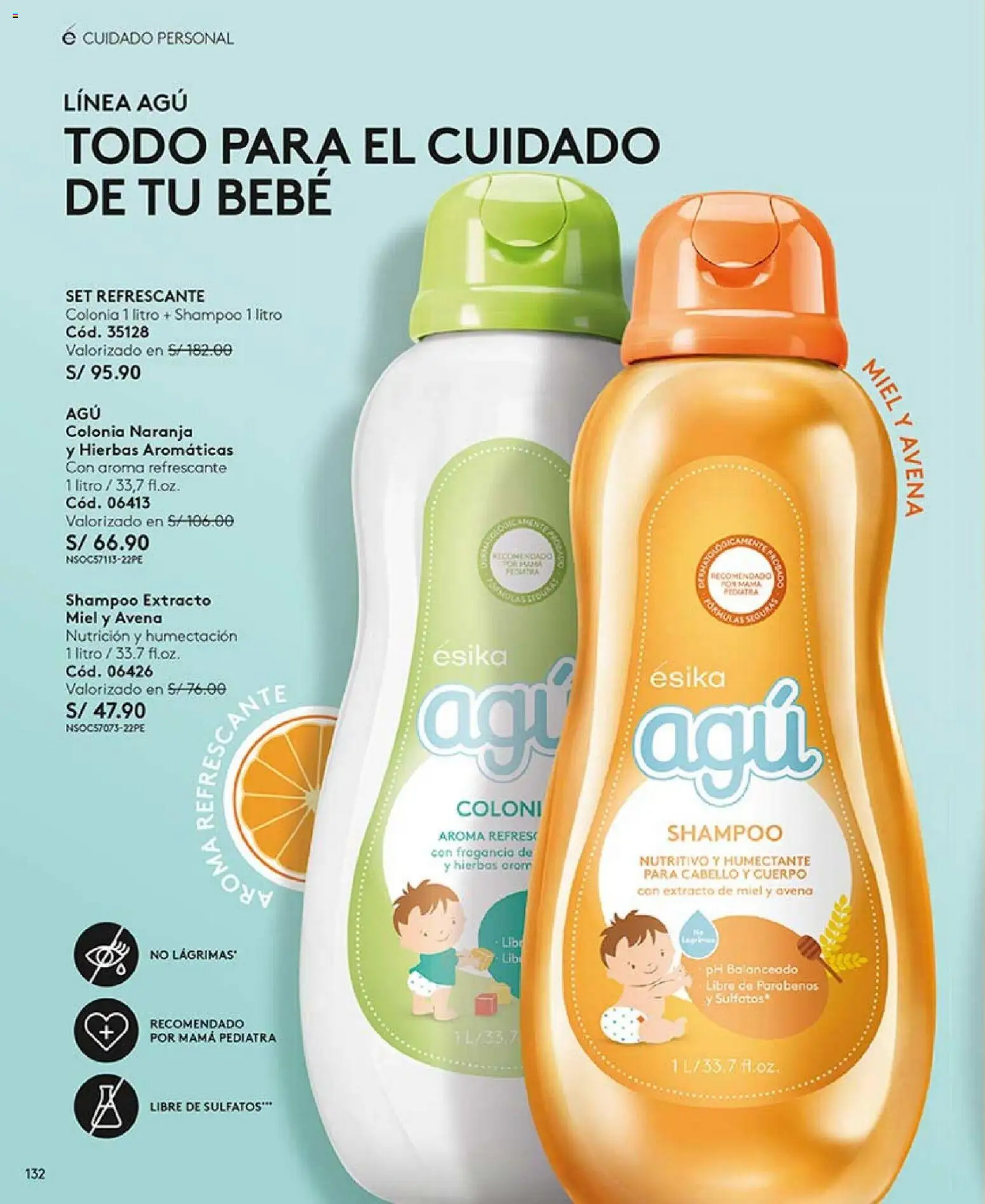 Catálogo Ésika válido desde 04/04/2026 | Página: 144 | Productos: Shampoo, Avena, Fragancia