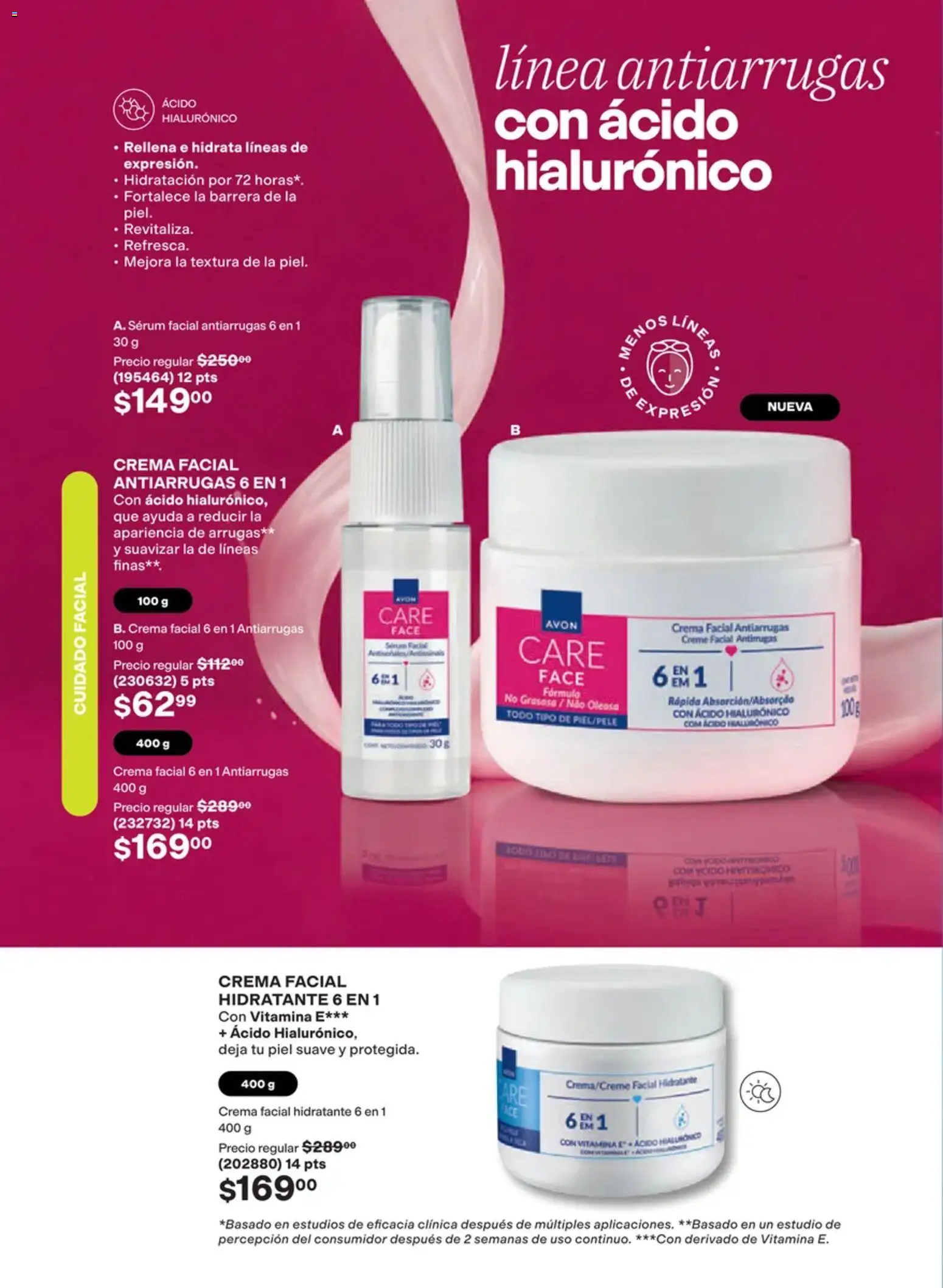 Nuevas ofertas de AVON válidas en toda la República Mexicana desde el 02/10/2026. ¡Encuentra las mejores ofertas en AVON campaña 15 2026! | Página: 110 | Productos: Serum, Crema, Crema facial
