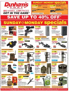 Preview of Dunham's Sports weekly ads valid from 09/19/2026 | Page: 2