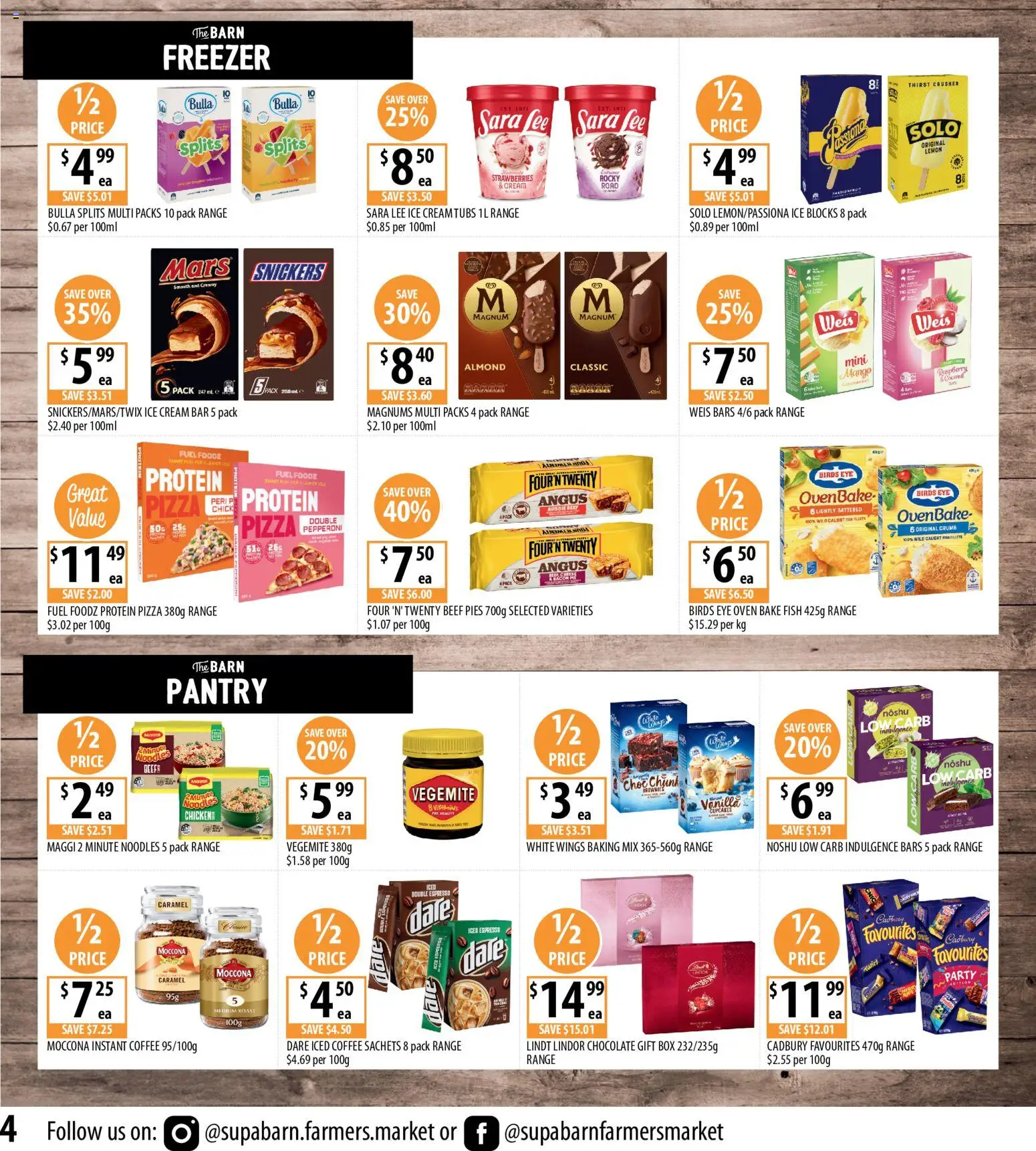 Supabarn catalogue - valid from 30/09/2026 | Page: 4 | Products: Box, Snickers, Ice, Roast