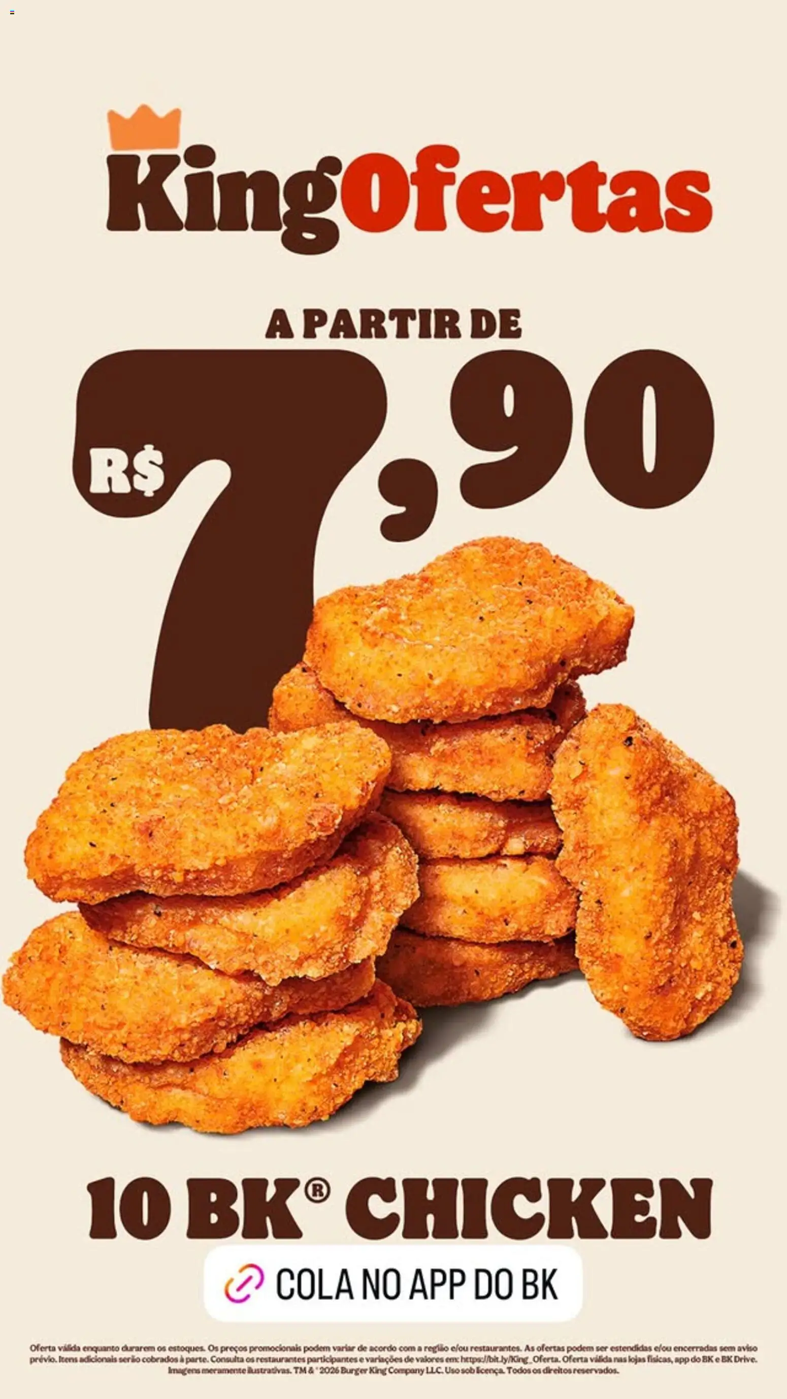 Burger King Folheto - válido de 11.06.2026 | Página: 4 | Produtos: Cola