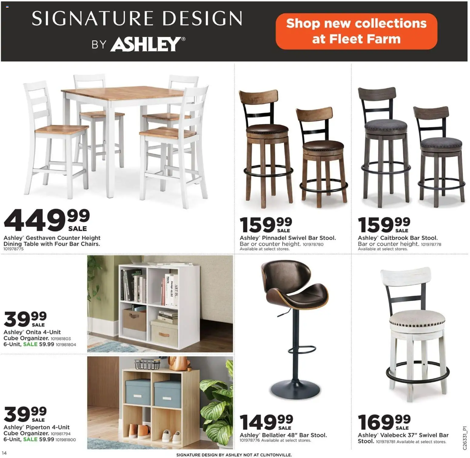 Mills Fleet Farm Weekly Ad - valid from 08/10/2026 | Page: 18 | Products: Table, Swivel