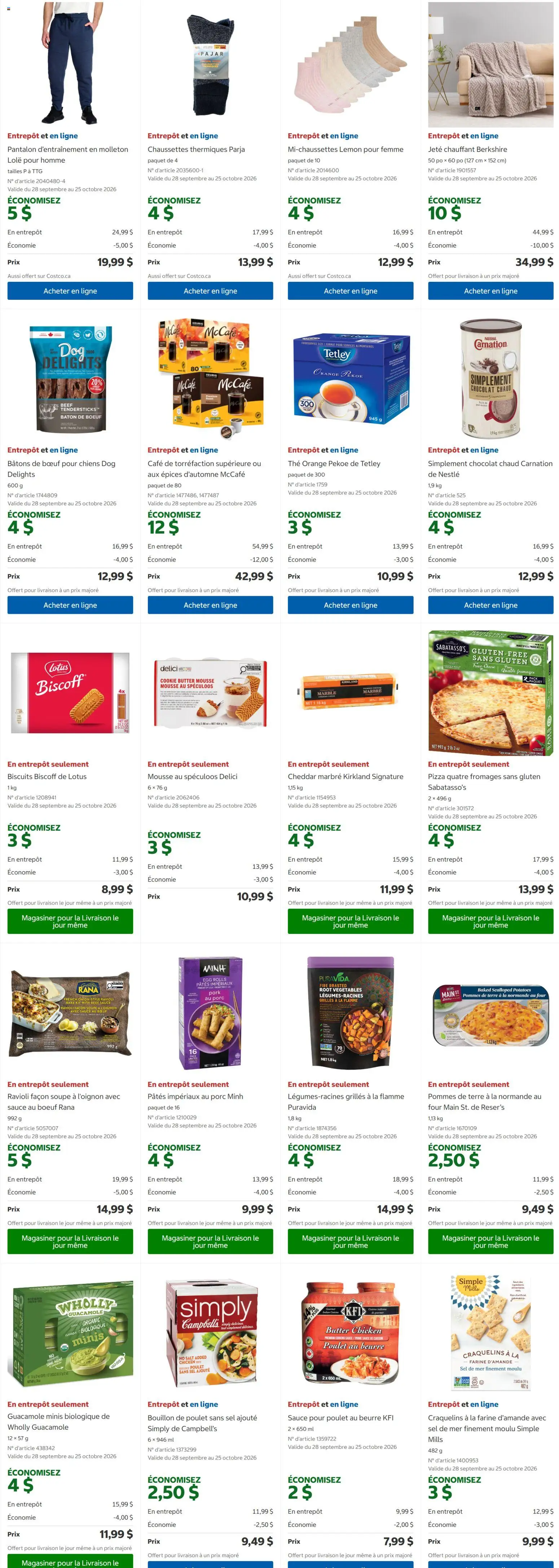 Costco flyer valid from Sep 28, 2026 | Page: 3