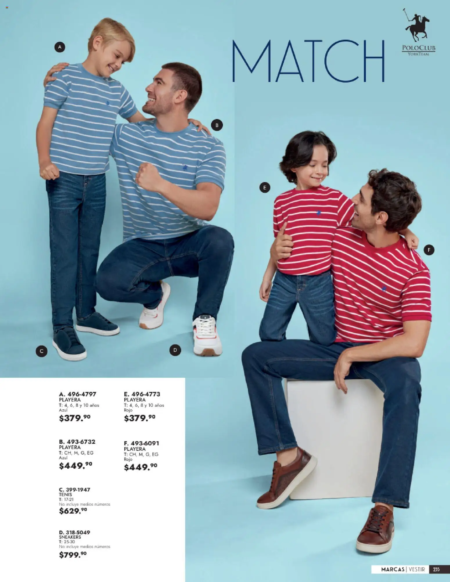 Nuevas ofertas de Andrea válidas en toda la República Mexicana desde el 23/08/2026. ¡Encuentra las mejores ofertas en Andrea catálogo Vestir Caballero! | Página: 77 | Productos: Tenis, Playera